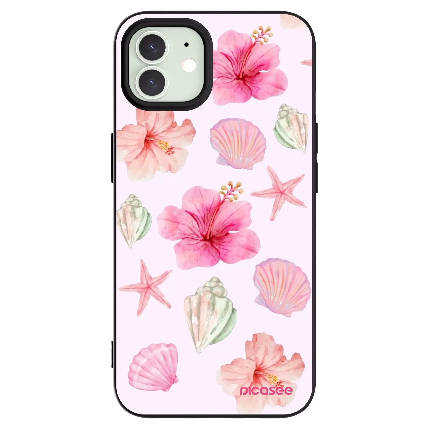 Picasee Apple iPhone 12 Pro Hülle - Schwarzes Silikon - Blush Lagoon