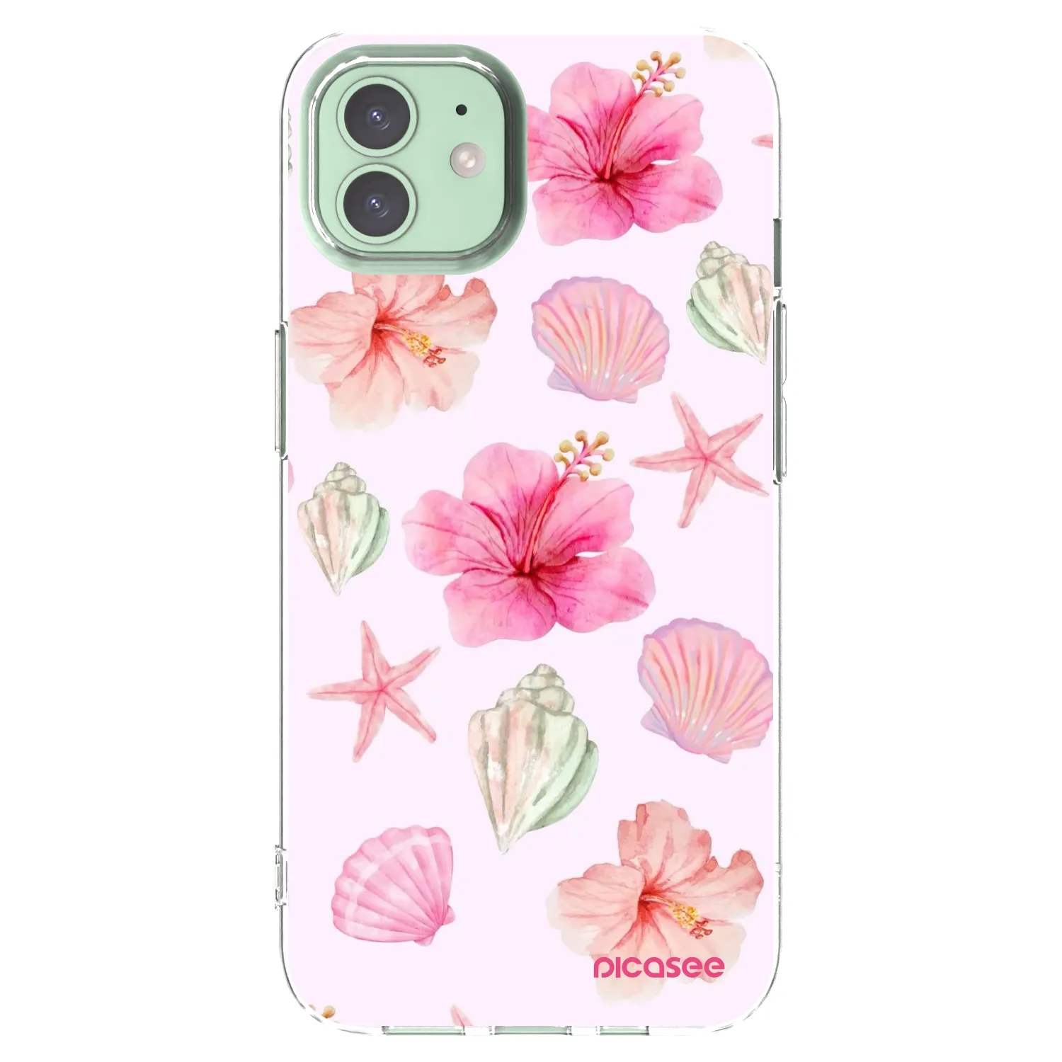 Picasee Apple iPhone 12 Pro Hülle - Transparentes Silikon - Blush Lagoon