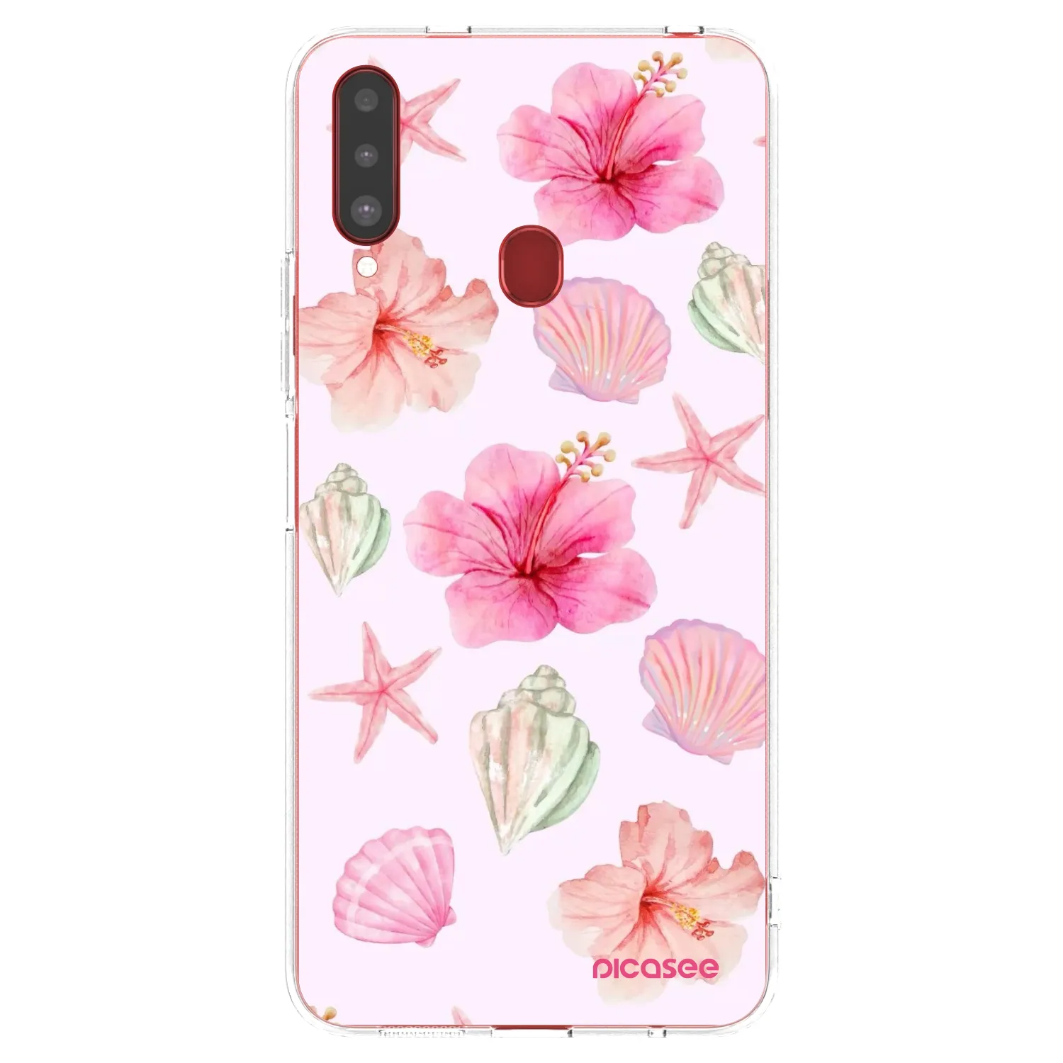 Picasee Samsung Galaxy A20s Hülle - Transparentes Silikon - Blush Lagoon