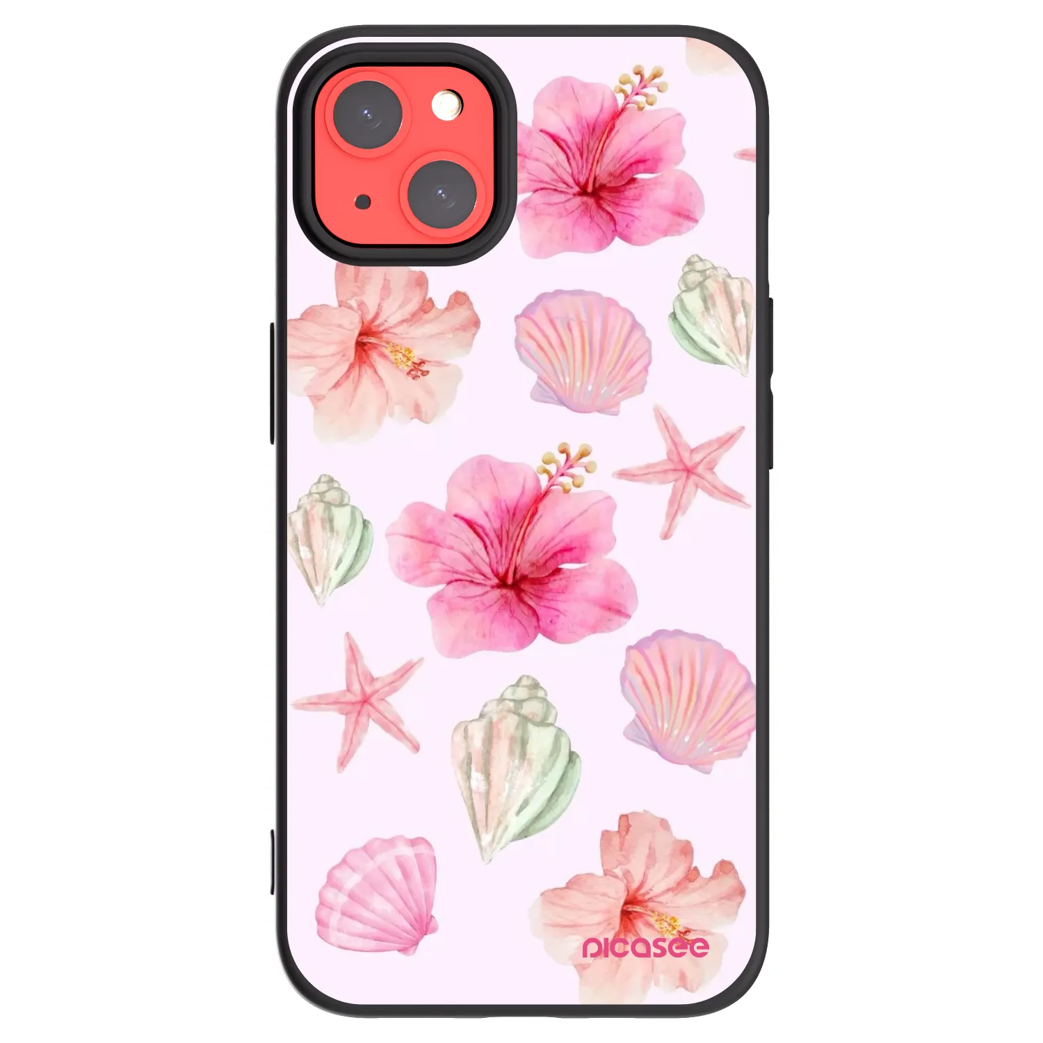 Picasee Apple iPhone 13 Hülle - Schwarzes Silikon - Blush Lagoon