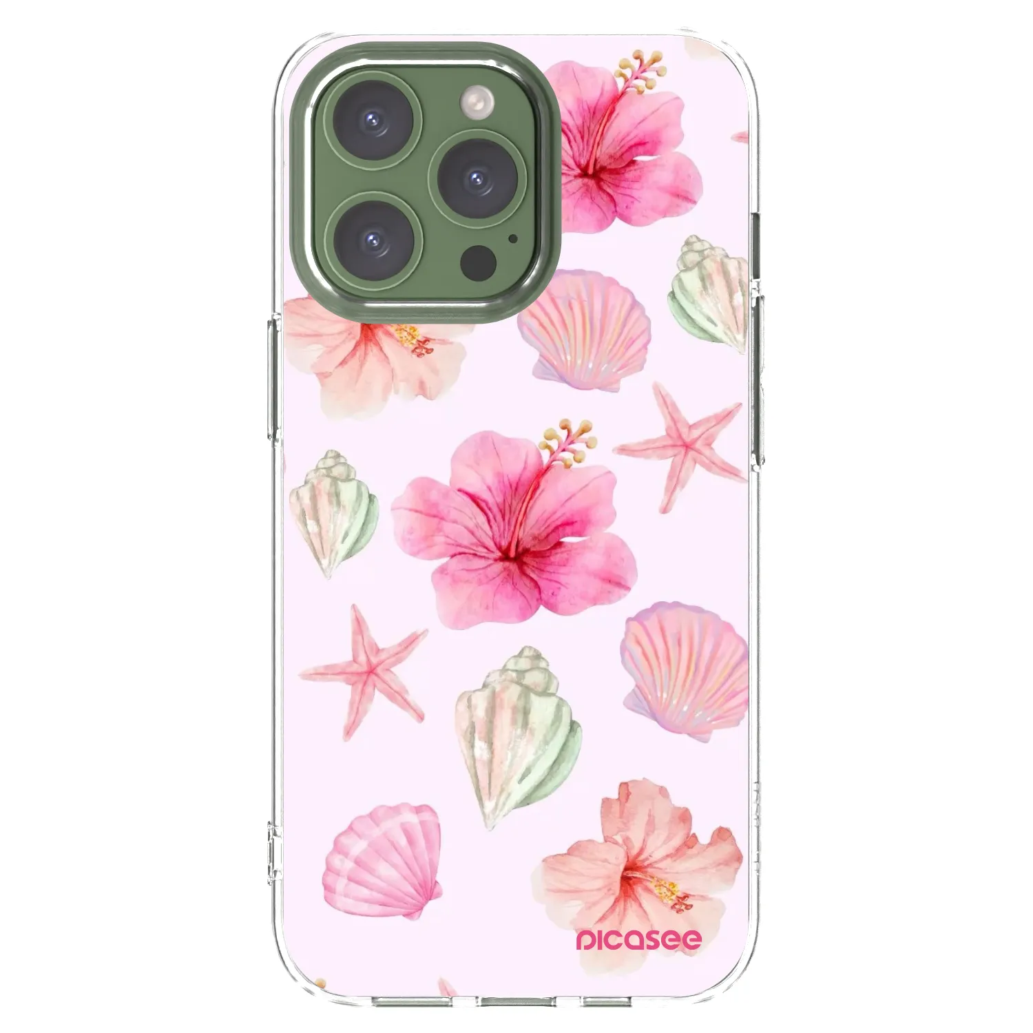 Picasee Apple iPhone 13 Pro Hülle - Transparentes Silikon - Blush Lagoon