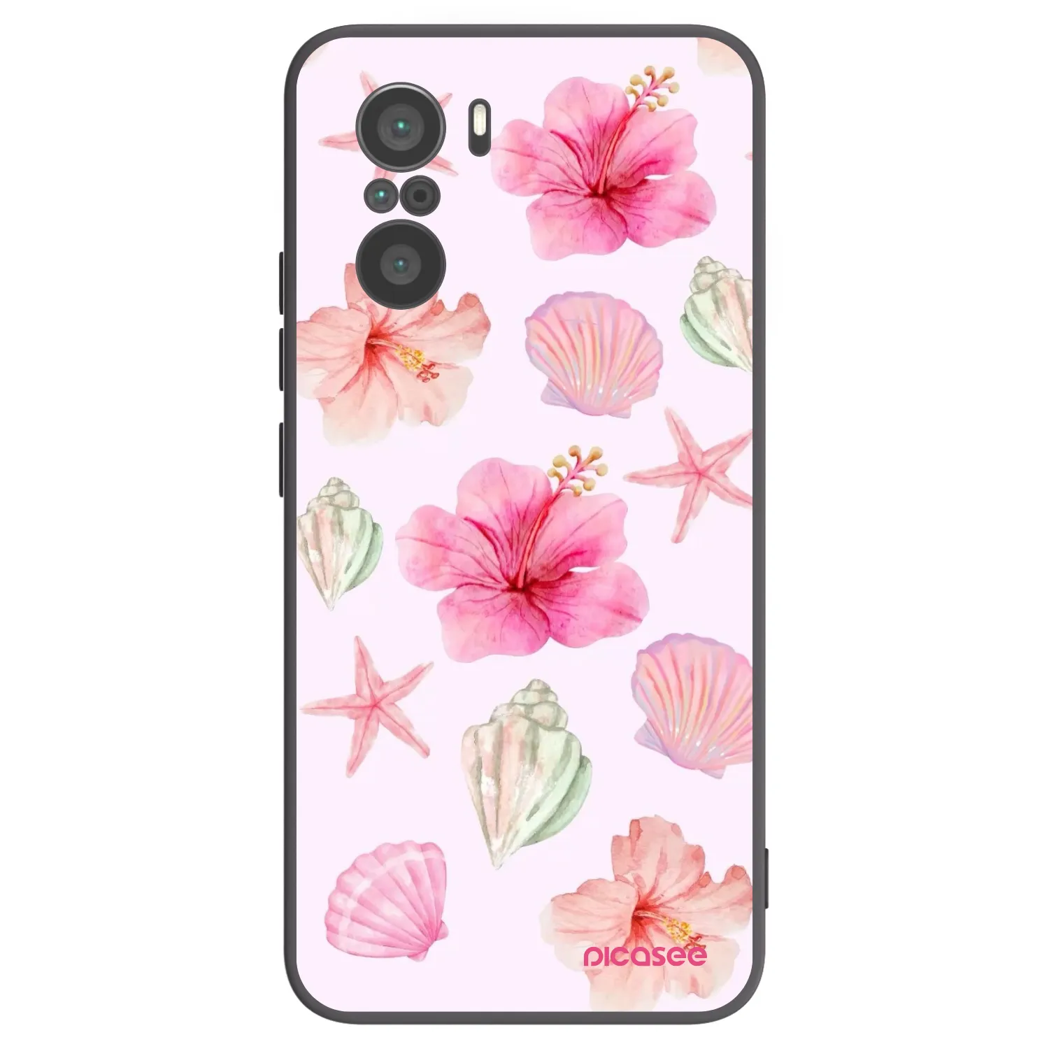 Picasee Xiaomi Poco F3 Hülle - Schwarzes Silikon - Blush Lagoon