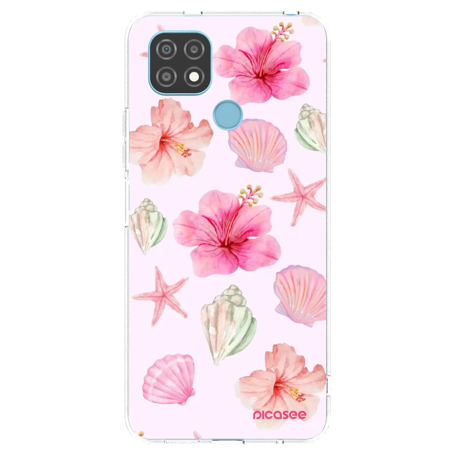 Picasee Realme C21 Hülle - Transparentes Silikon - Blush Lagoon