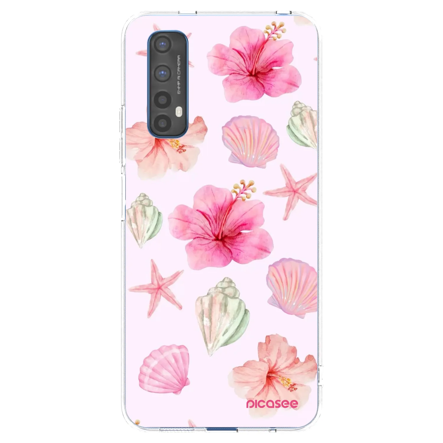 Picasee Realme 7 Hülle - Transparentes Silikon - Blush Lagoon