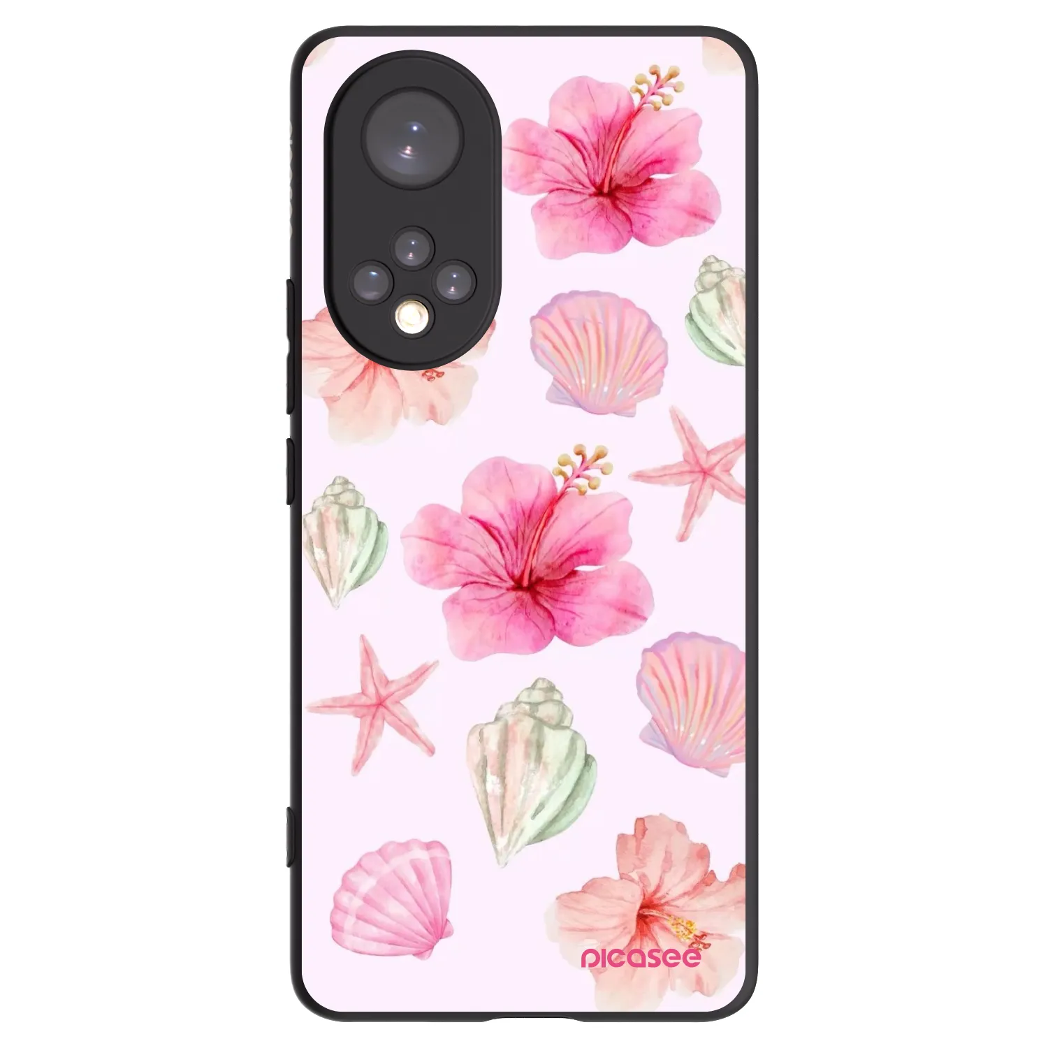 Picasee Honor 50 5G Hülle - Schwarzes Silikon - Blush Lagoon