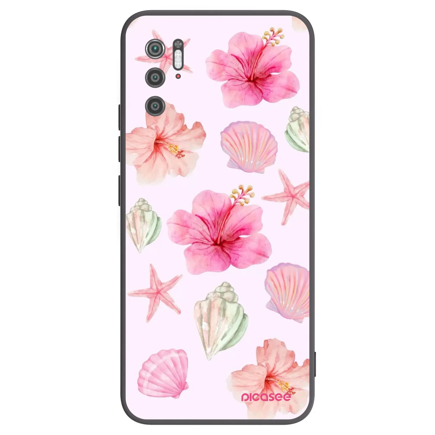 Picasee Xiaomi Poco M3 Pro 5G Hülle - Schwarzes Silikon - Blush Lagoon