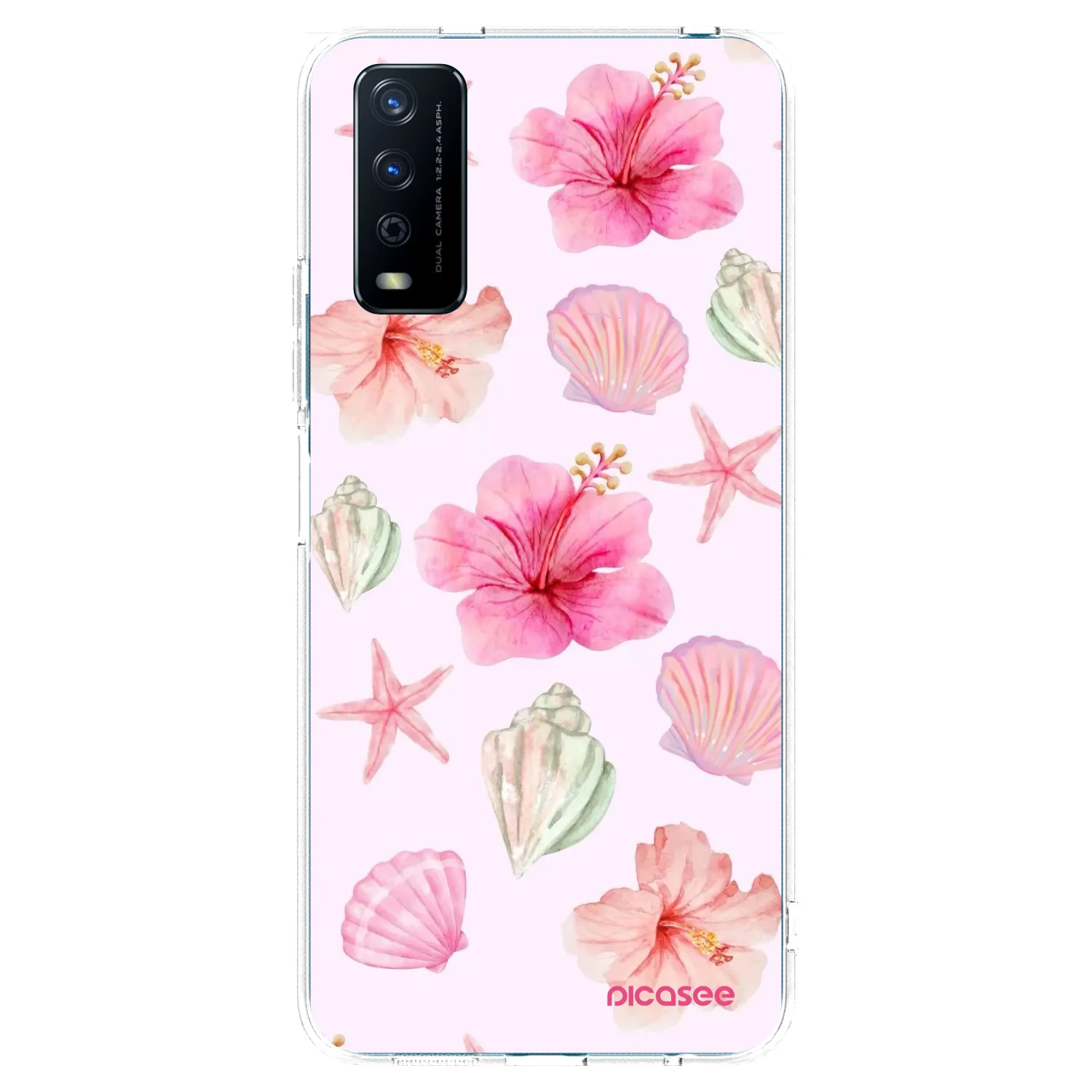 Picasee Vivo Y11s Hülle - Transparentes Silikon - Blush Lagoon