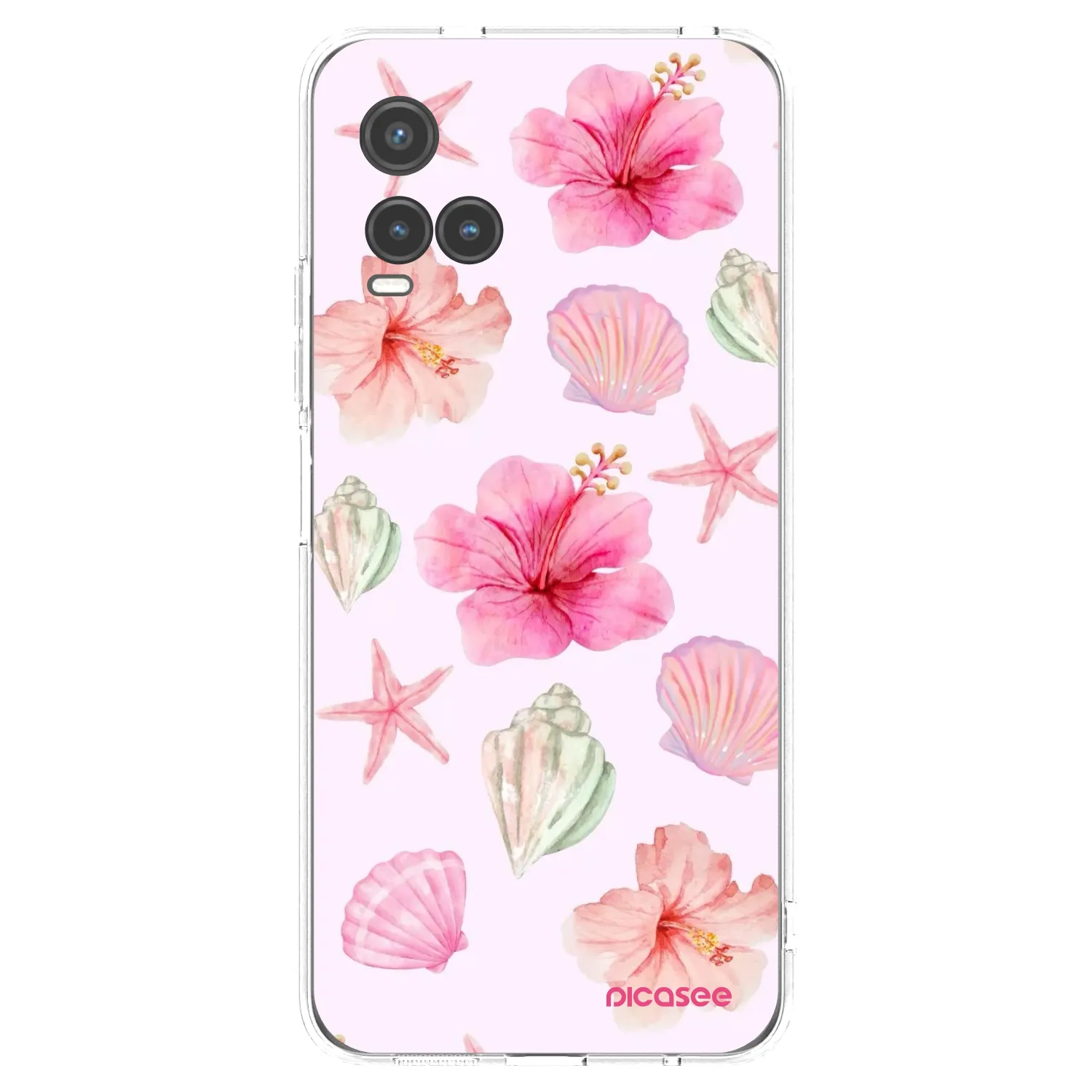 Picasee Vivo Y33s Hülle - Transparentes Silikon - Blush Lagoon