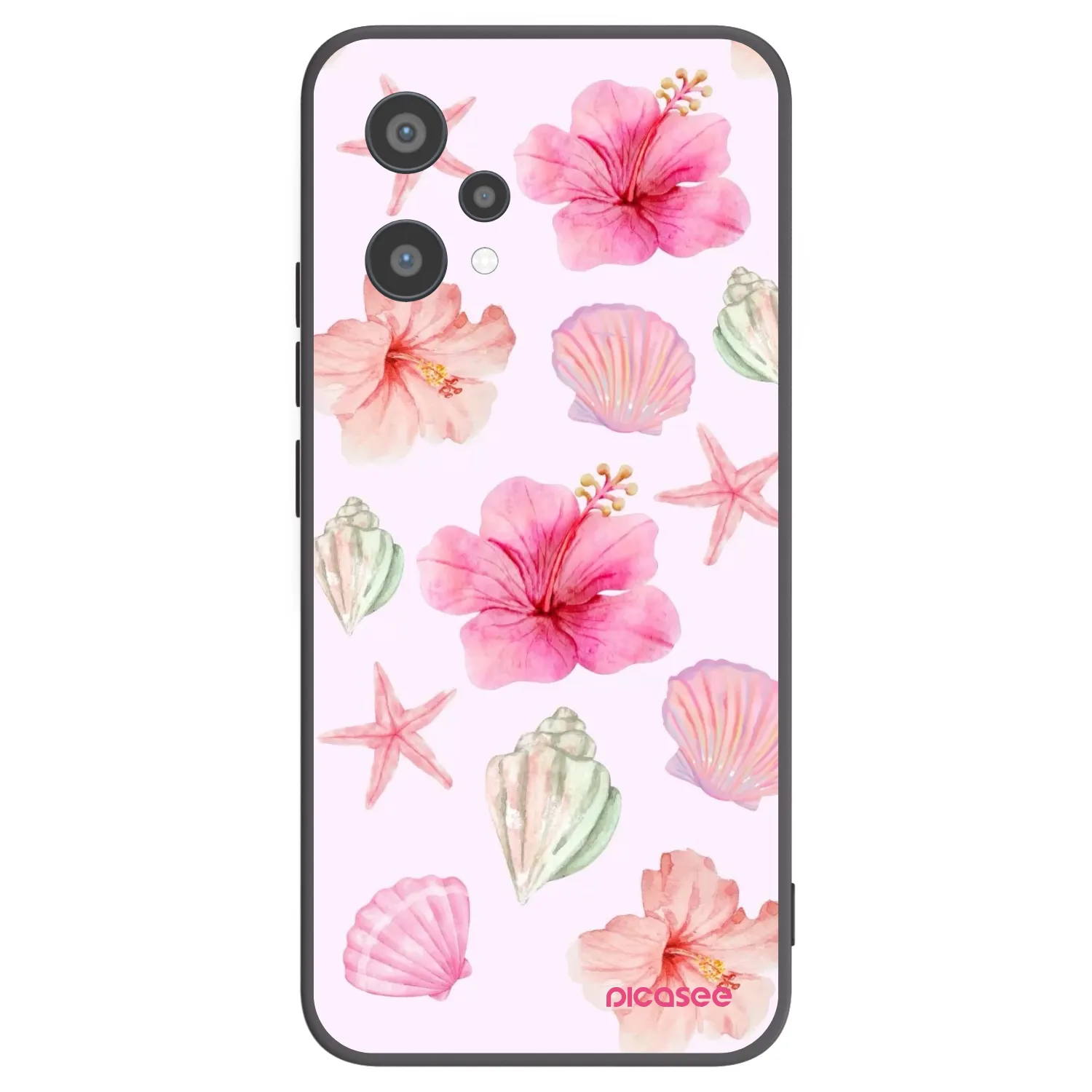 Picasee Realme 9 Pro 5G Hülle - Schwarzes Silikon - Blush Lagoon