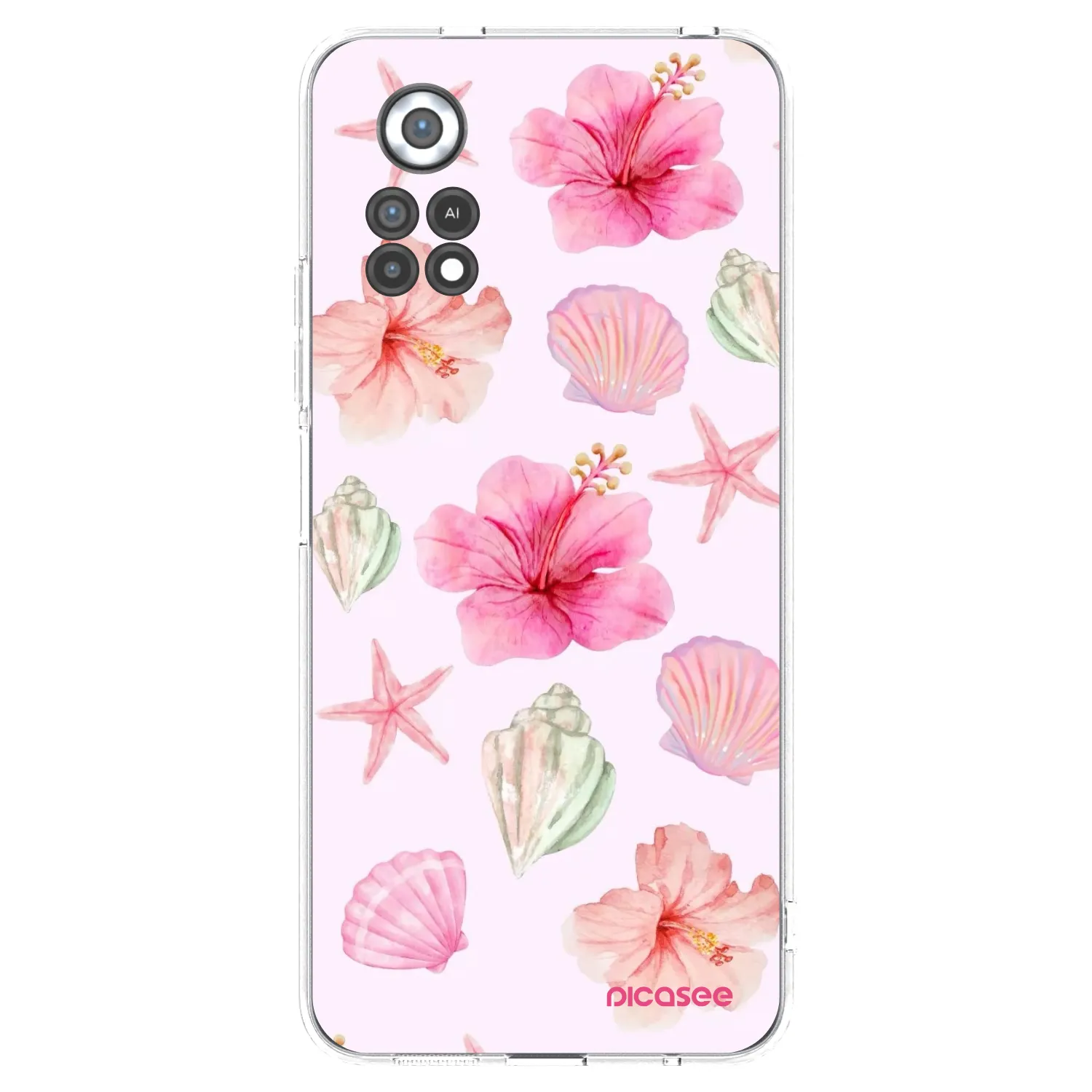 Picasee Xiaomi Poco X4 Pro 5G Hülle - Transparentes Silikon - Blush Lagoon