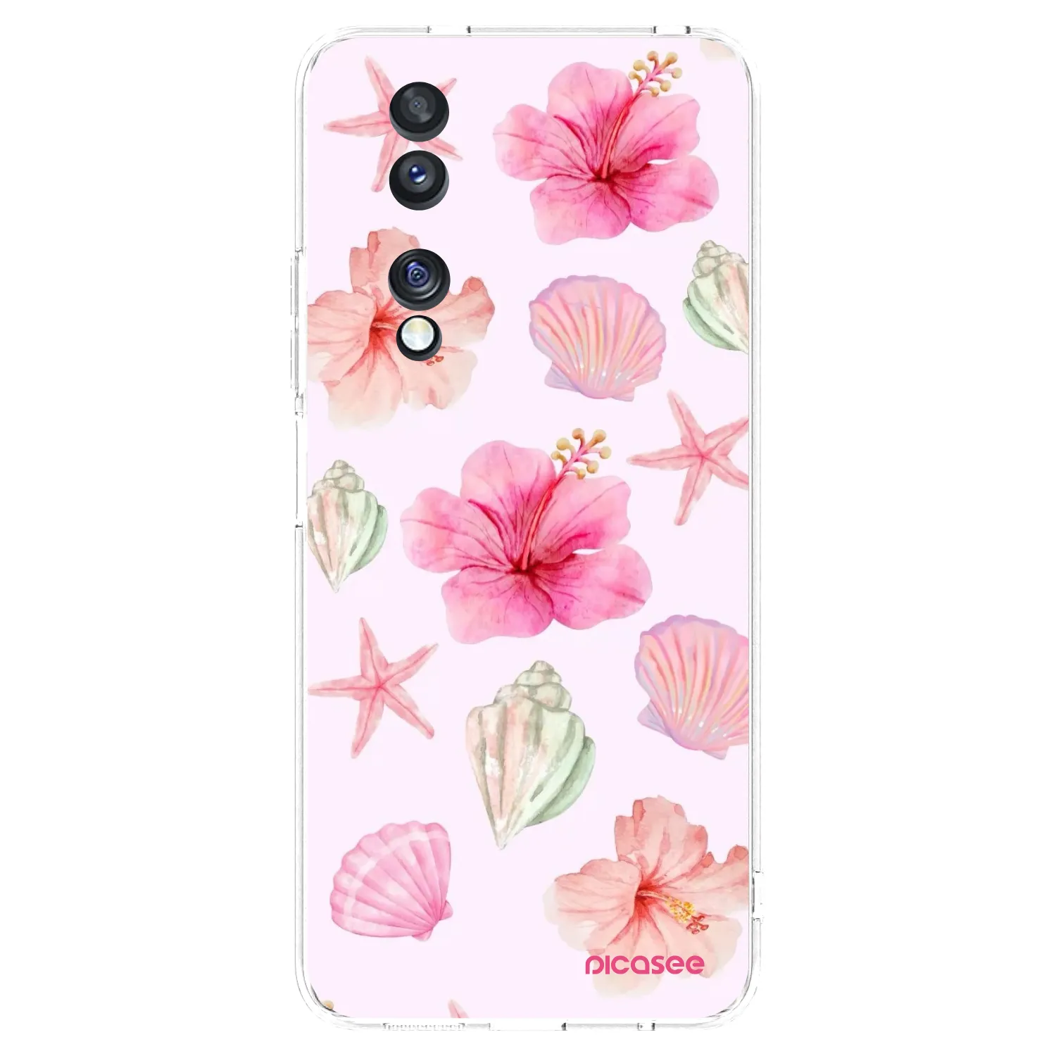 Picasee Honor 70 Hülle - Transparentes Silikon - Blush Lagoon