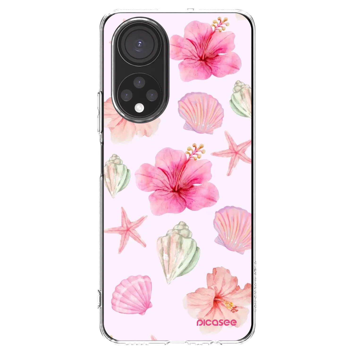 Picasee Honor X7 Hülle - Transparentes Silikon - Blush Lagoon