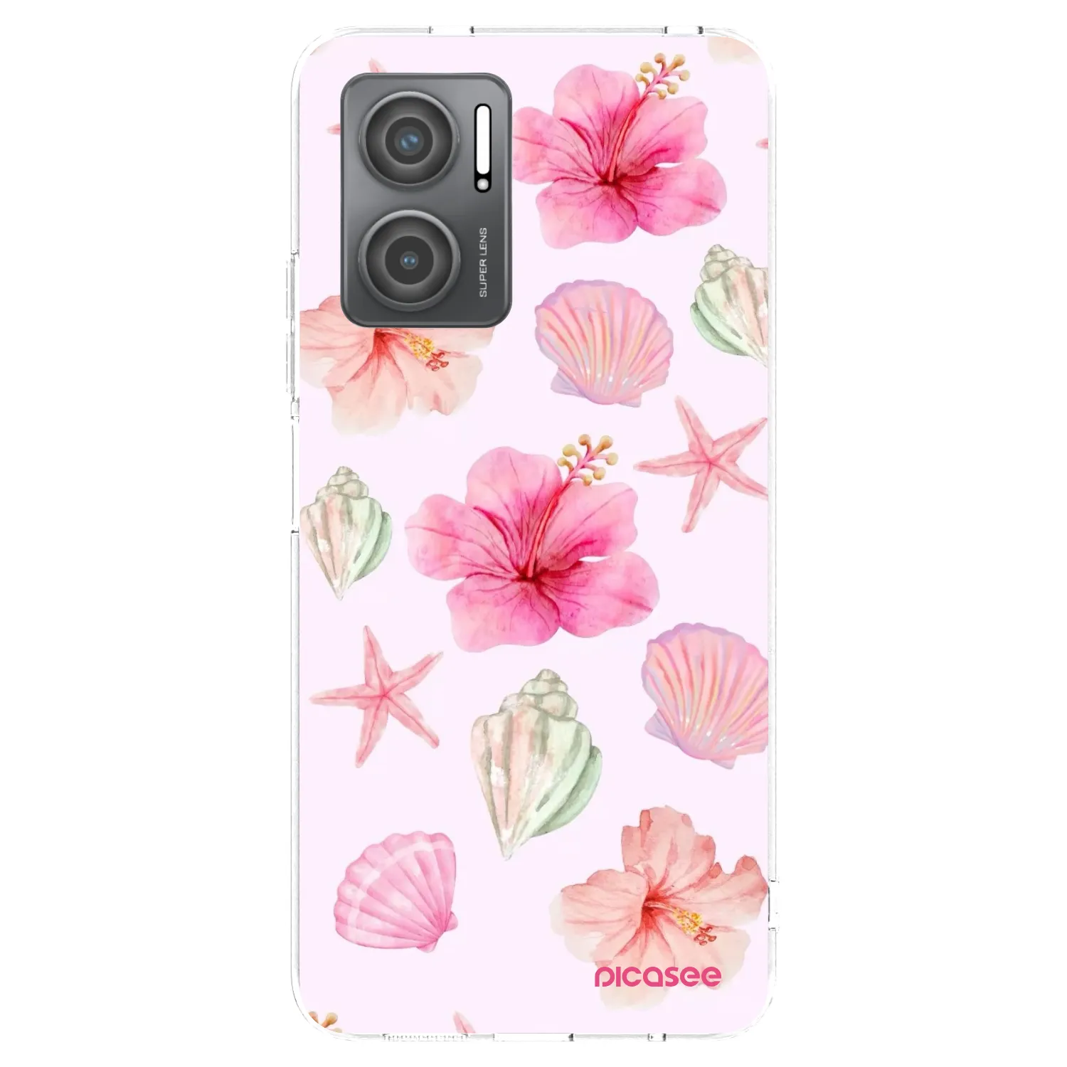 Picasee Xiaomi Redmi 10 5G Hülle - Transparentes Silikon - Blush Lagoon