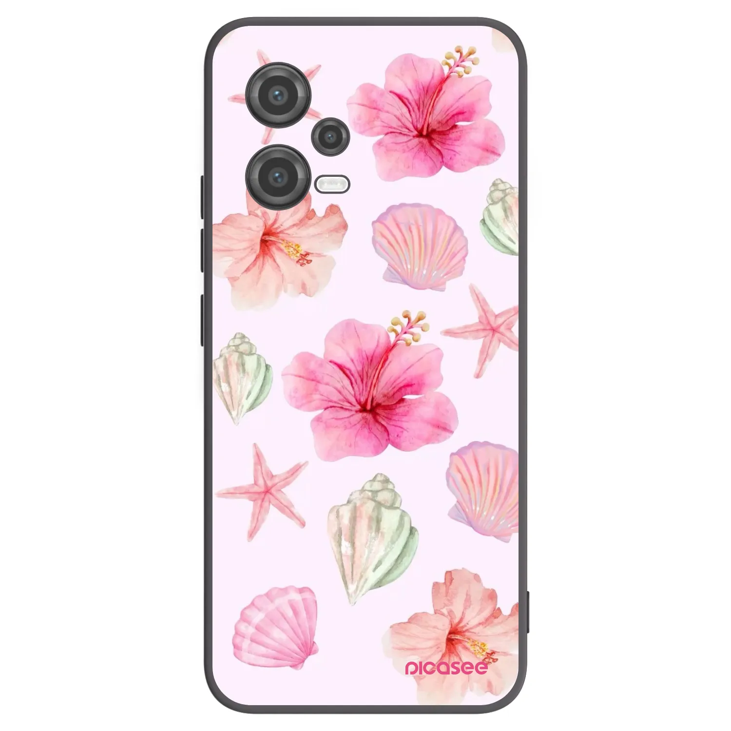 Picasee Xiaomi Poco X5 Hülle - Schwarzes Silikon - Blush Lagoon