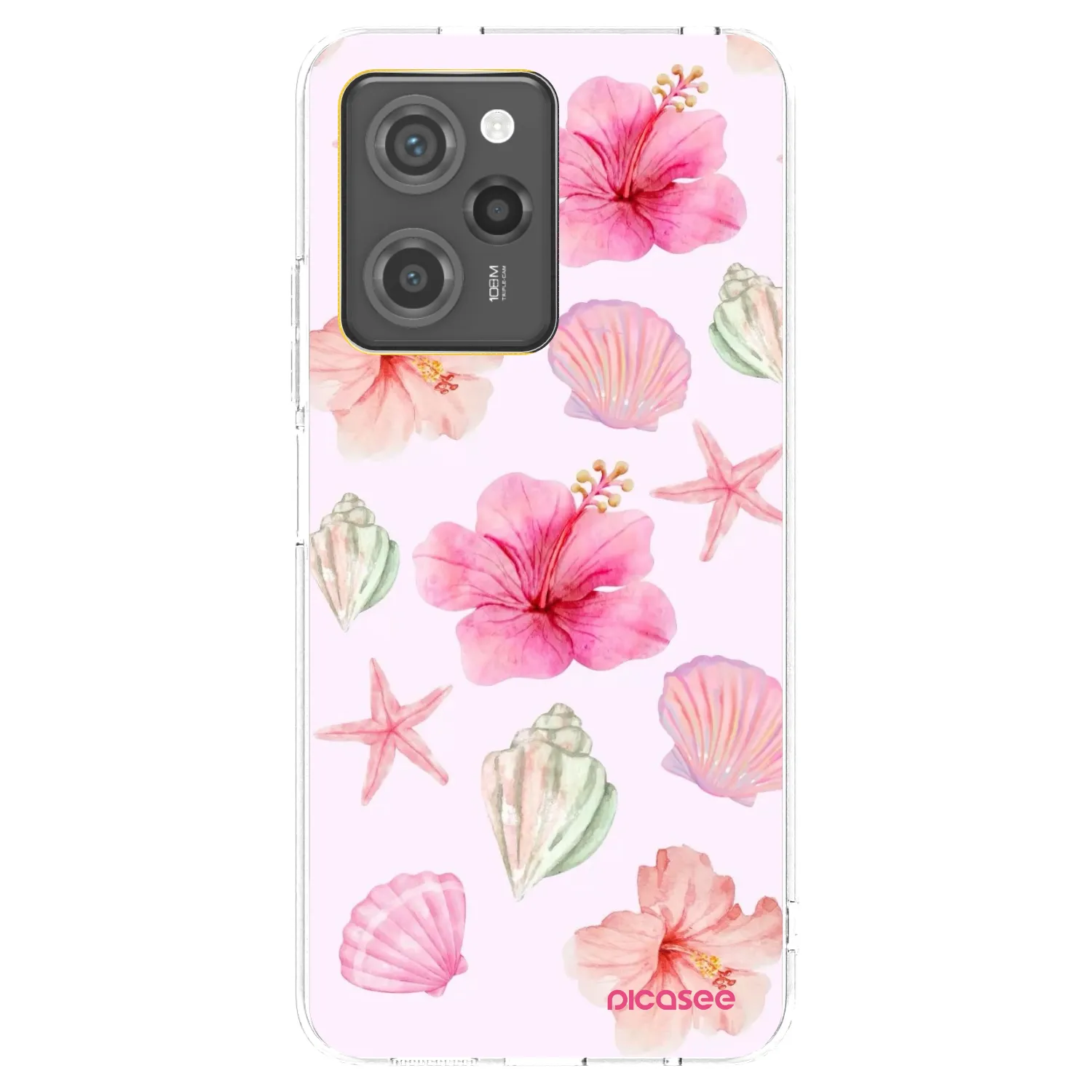 Picasee Xiaomi Poco X5 Pro Hülle - Schwarzes Silikon - Blush Lagoon
