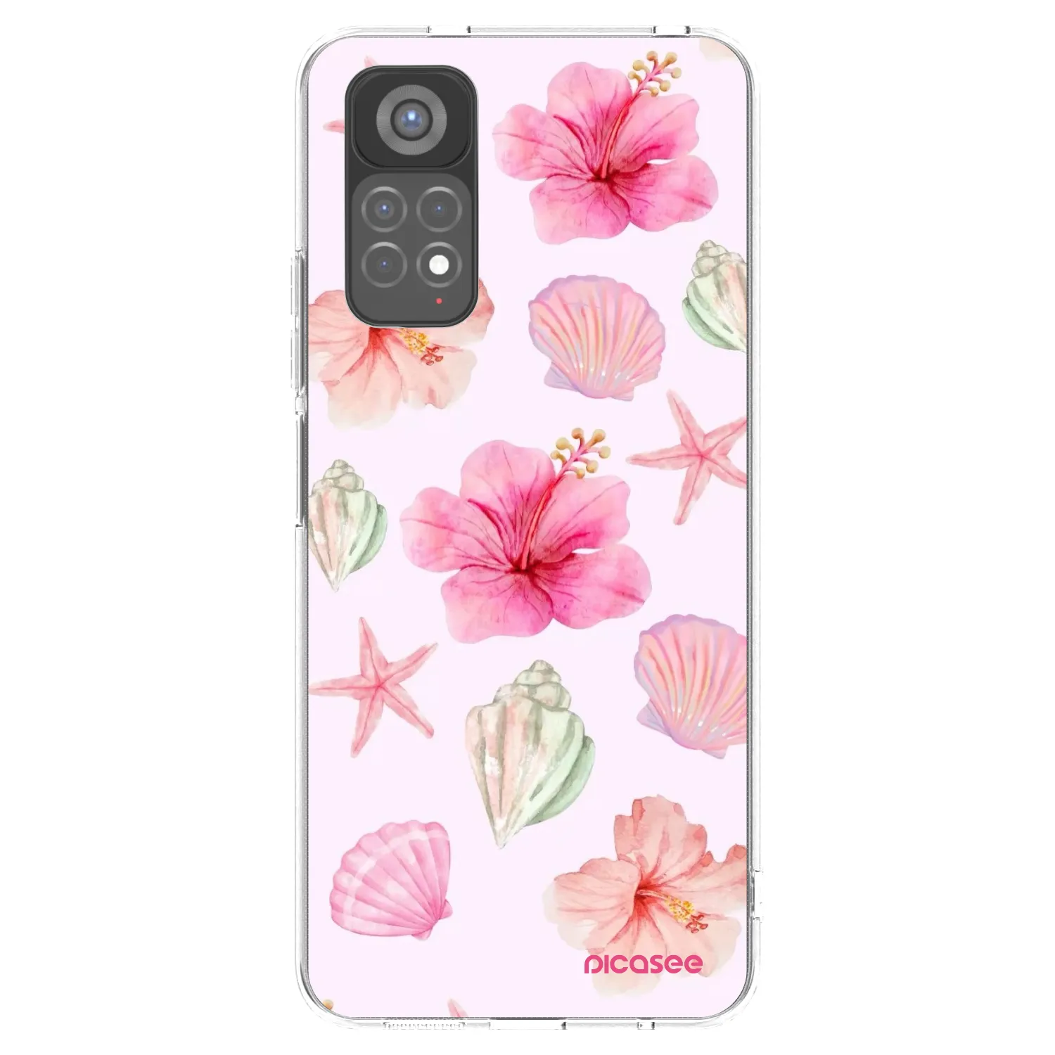 Picasee Xiaomi Redmi Note 11S 5G Hülle - Transparentes Silikon - Blush Lagoon