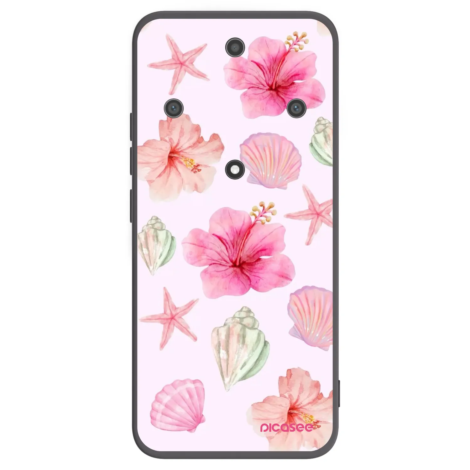 Picasee Honor Magic5 Lite 5G Hülle - Schwarzes Silikon - Blush Lagoon