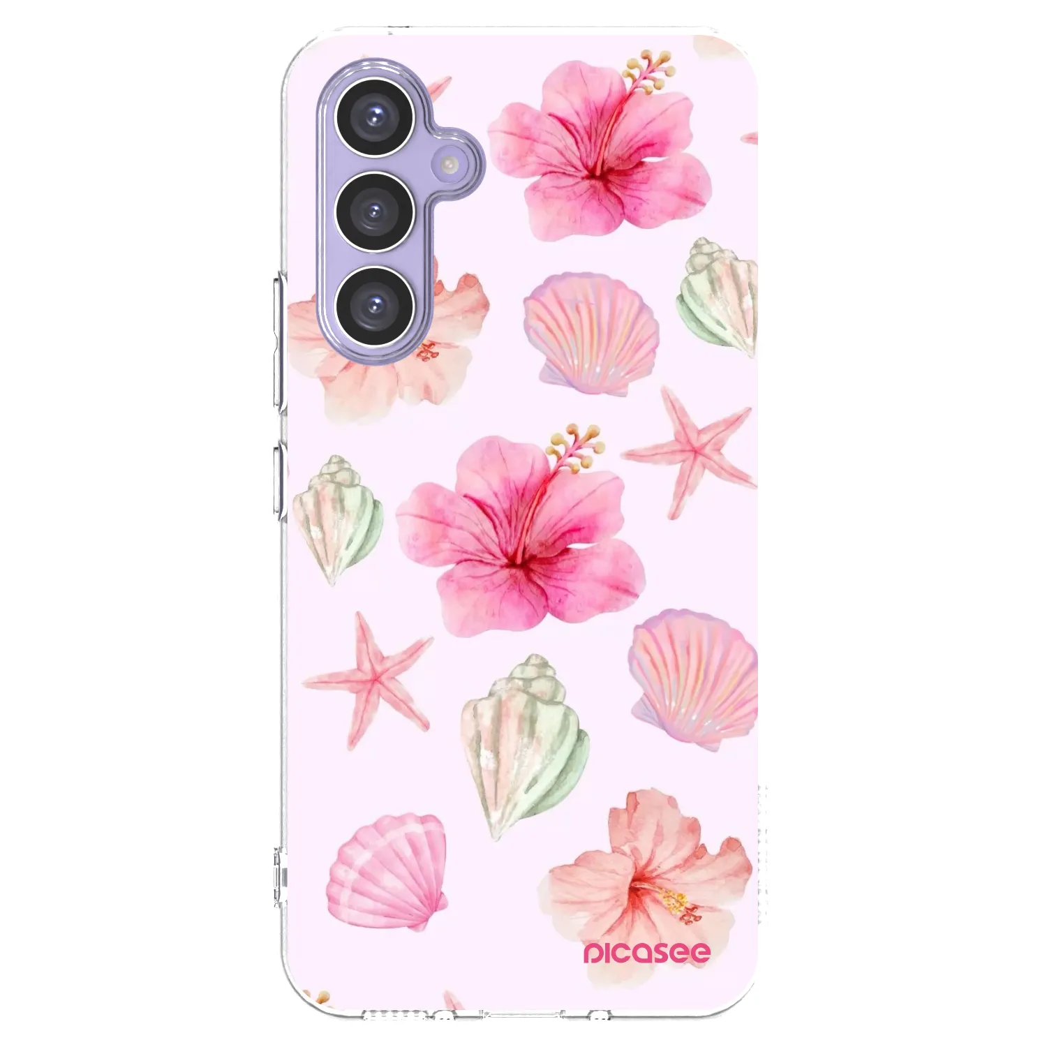 Picasee Samsung Galaxy A54 5G A546B Hülle - Transparentes Silikon - Blush Lagoon