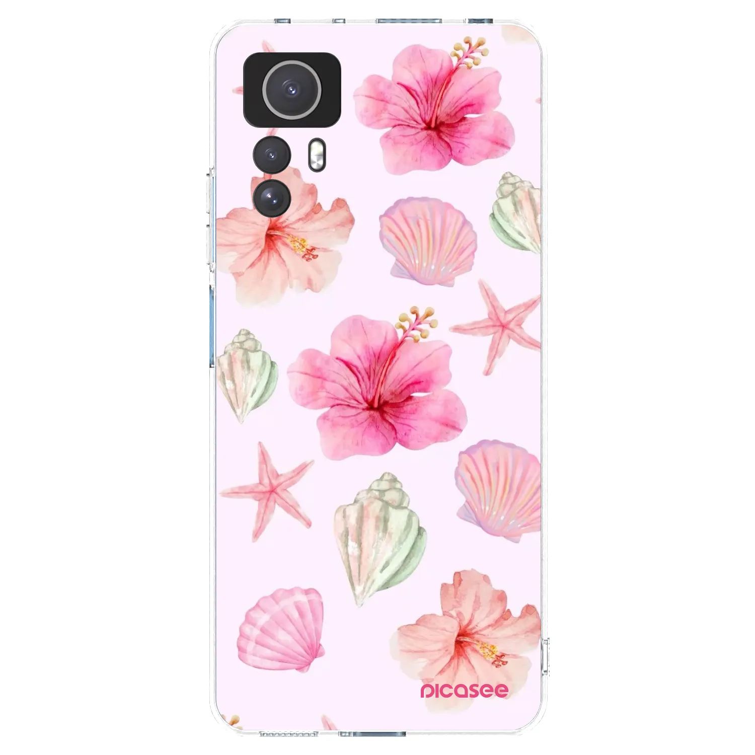 Picasee Xiaomi Redmi Note 12S Hülle - Transparentes Silikon - Blush Lagoon