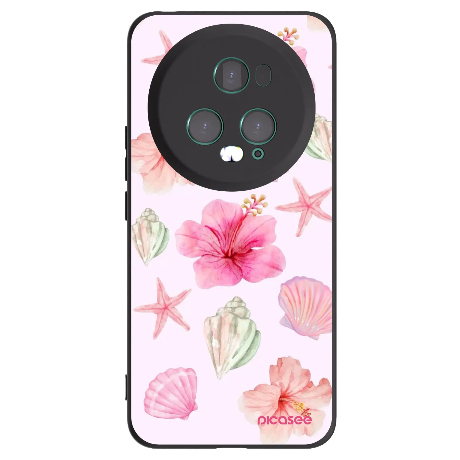 Picasee Honor Magic5 Pro Hülle - Schwarzes Silikon - Blush Lagoon