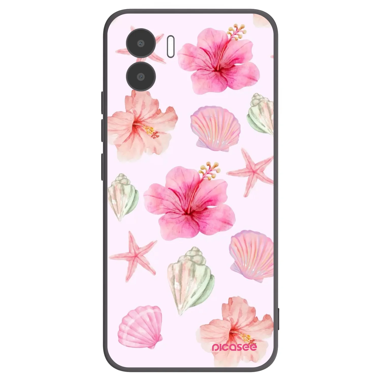 Picasee Xiaomi Redmi A2 Hülle - Schwarzes Silikon - Blush Lagoon