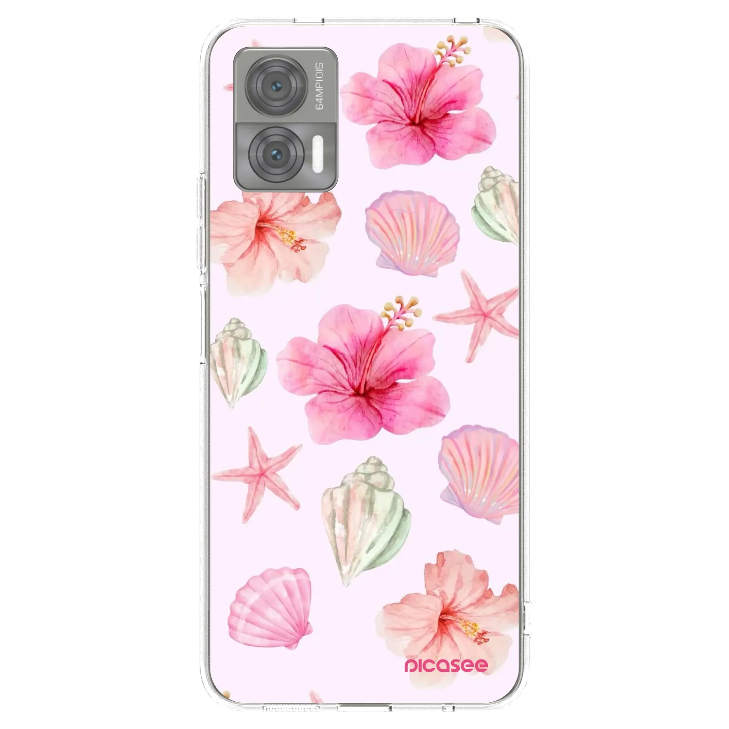 Picasee Motorola Edge 30 Neo Hülle - Transparentes Silikon - Blush Lagoon