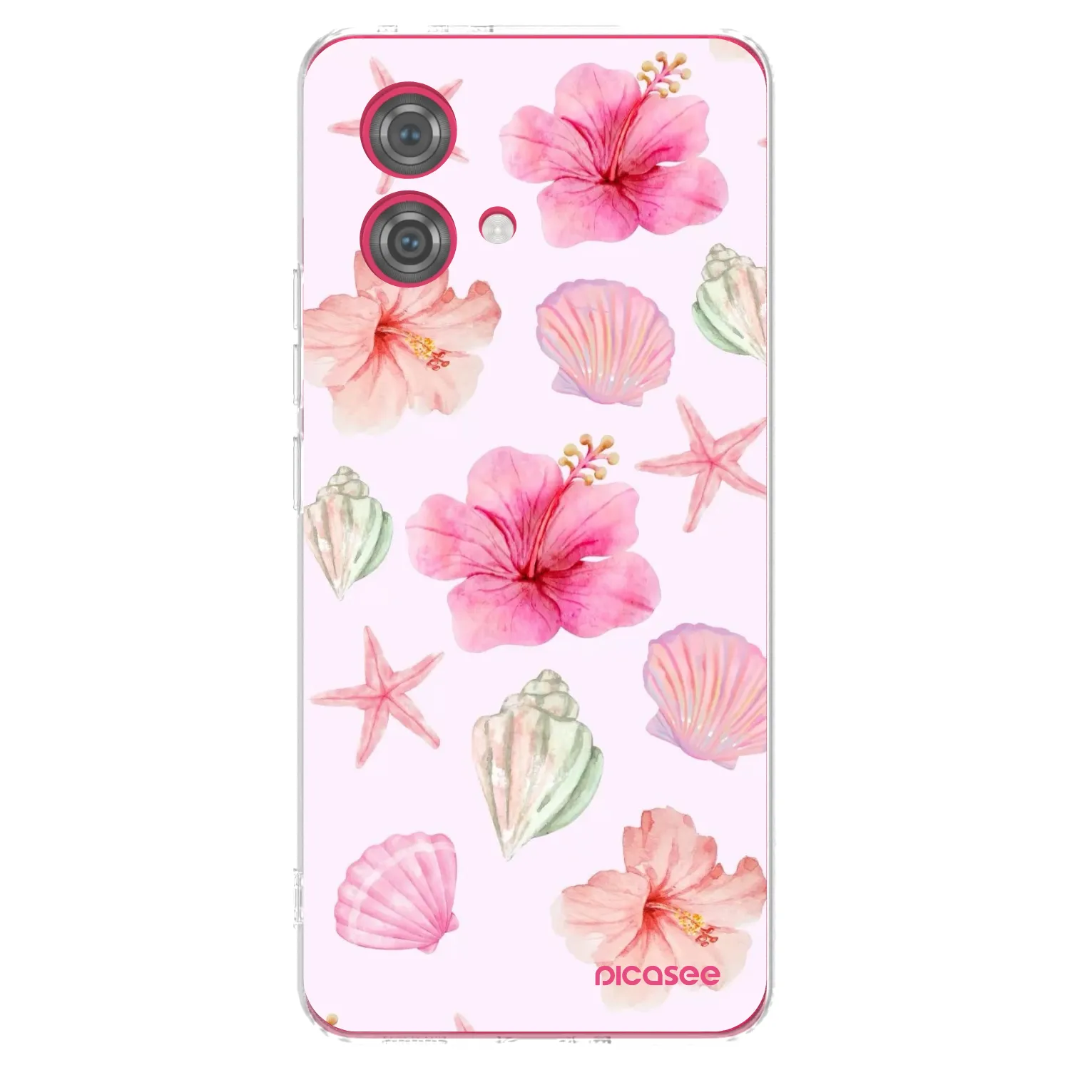 Picasee Motorola Moto G84 5G Hülle - Transparentes Silikon - Blush Lagoon