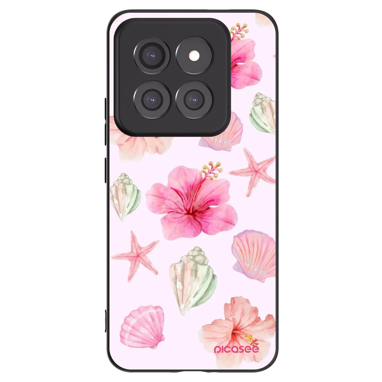 Picasee Xiaomi 14 Pro Hülle - Schwarzes Silikon - Blush Lagoon