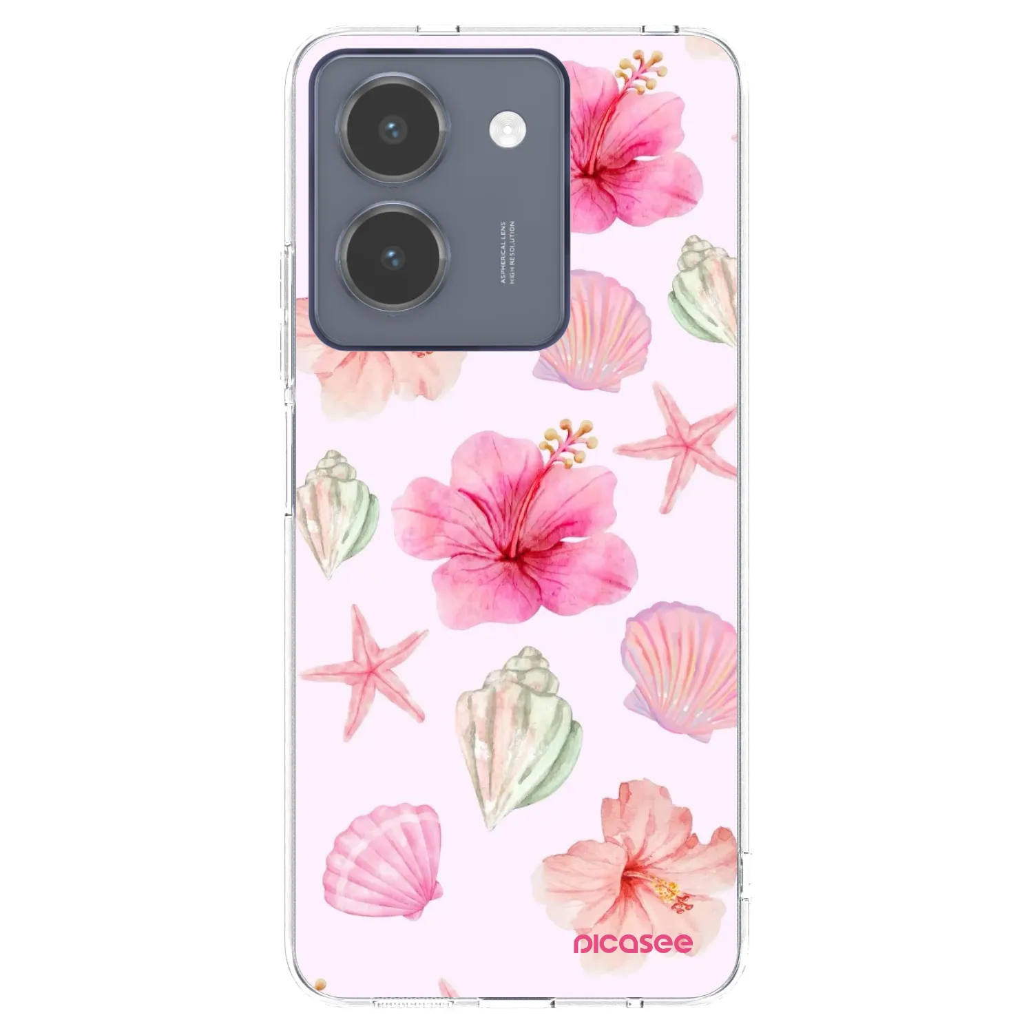 Picasee Vivo Y36 4G Hülle - Transparentes Silikon - Blush Lagoon
