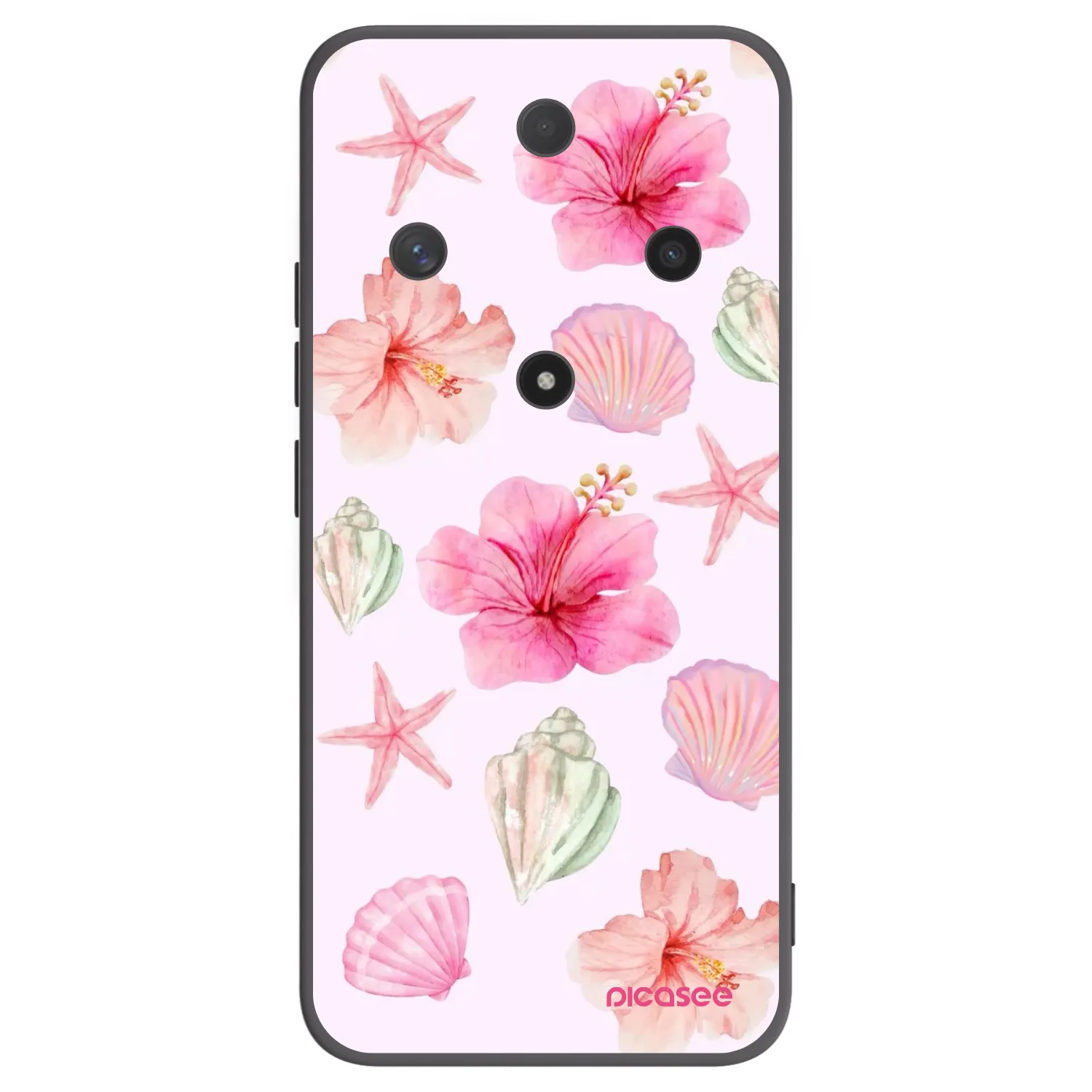 Picasee Honor Magic6 Lite 5G Hülle - Schwarzes Silikon - Blush Lagoon