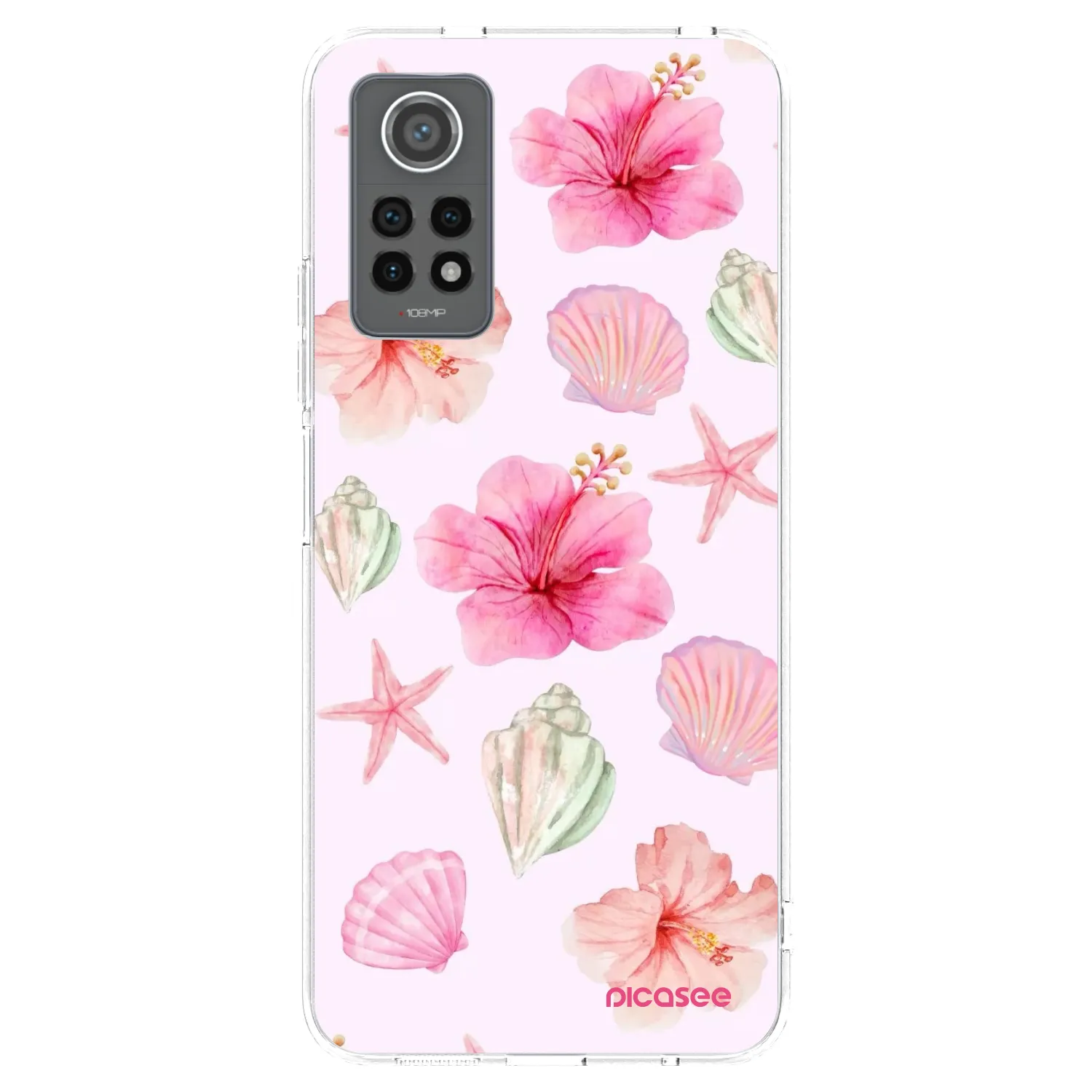 Picasee Xiaomi Redmi Note 12 Pro 4G Hülle - Transparentes Silikon - Blush Lagoon