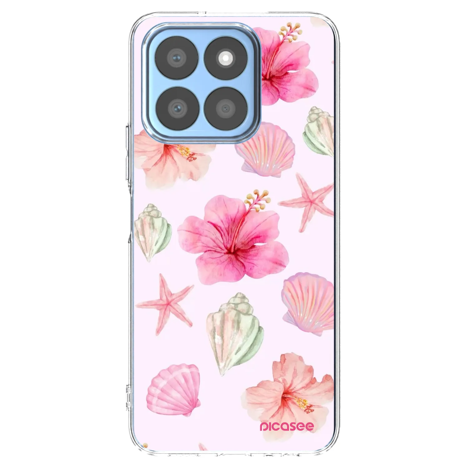 Picasee Honor X8b Hülle - Transparentes Silikon - Blush Lagoon