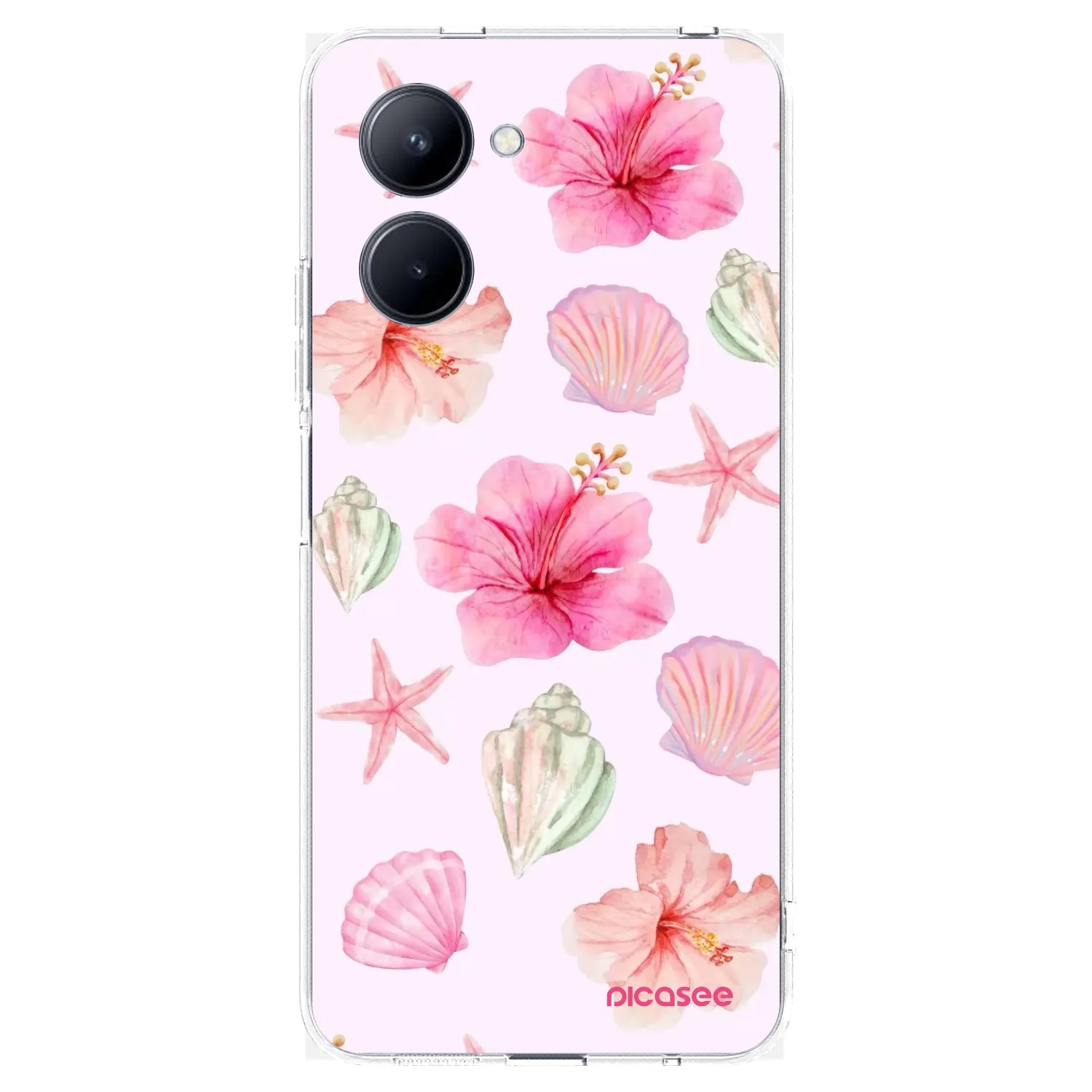 Picasee Realme C33 (2023) Hülle - Transparentes Silikon - Blush Lagoon