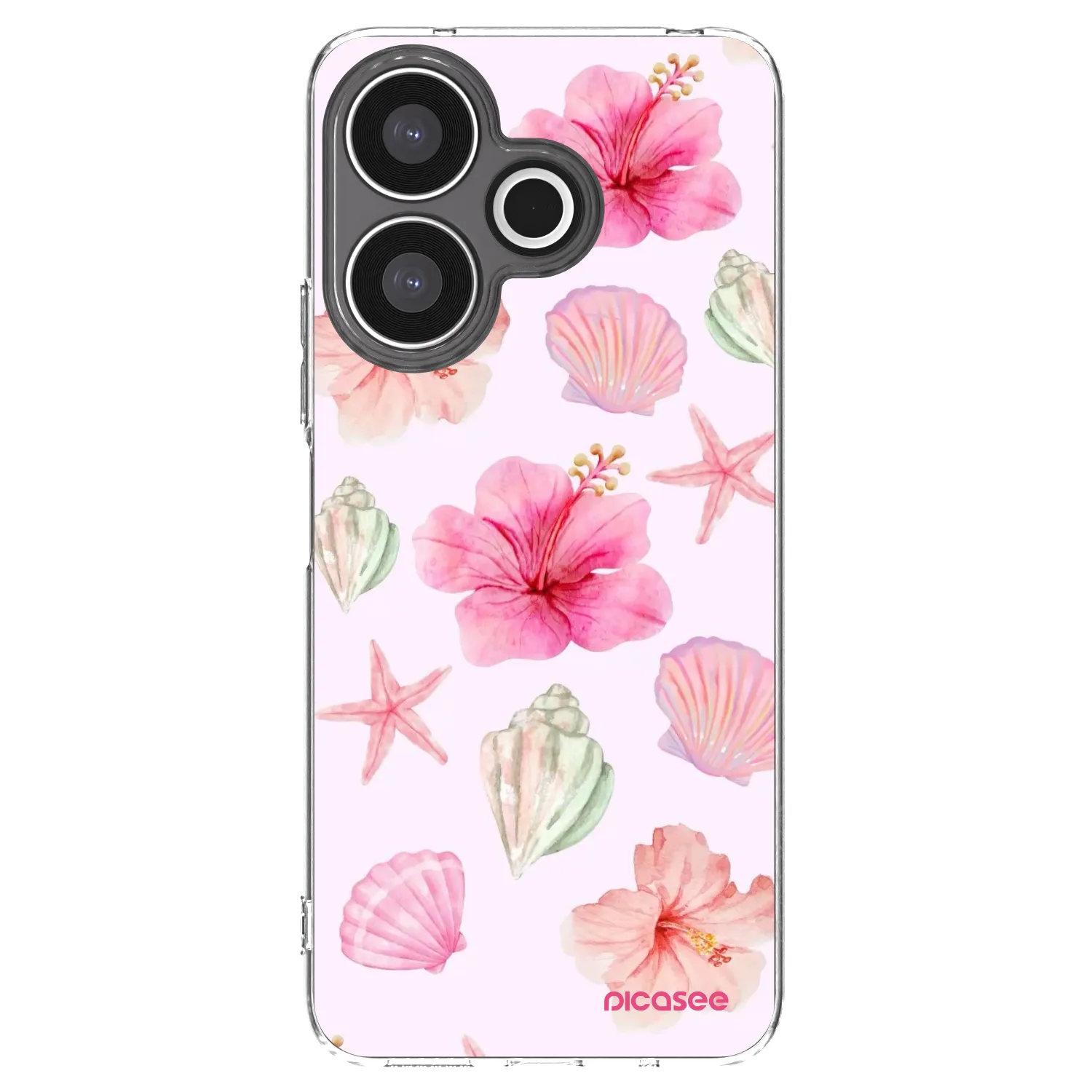 Picasee Xiaomi Redmi 13 4G Hülle - Transparentes Silikon - Blush Lagoon