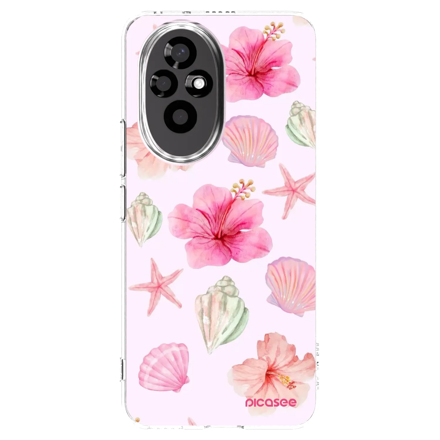 Picasee Honor 200 Pro 5G Hülle - Transparentes Silikon - Blush Lagoon