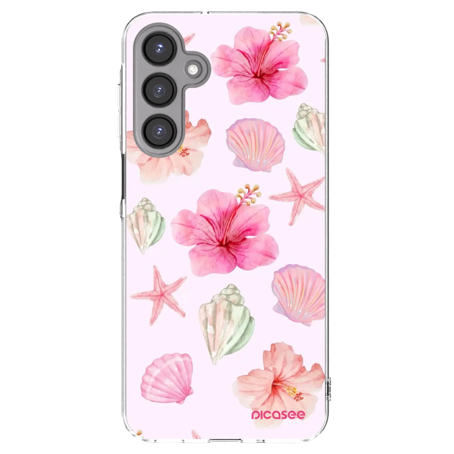 Picasee Samsung Galaxy A16 5G Hülle - Transparentes Silikon - Blush Lagoon