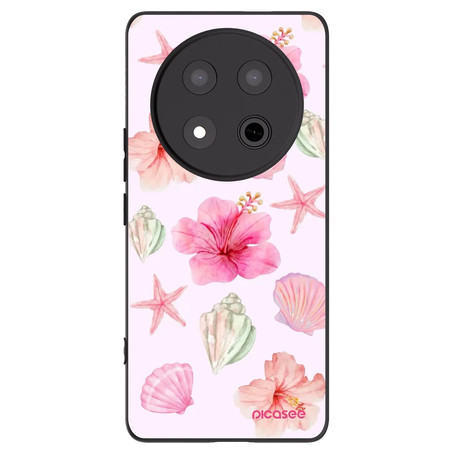 Picasee Honor Magic7 Lite 5G Hülle - Schwarzes Silikon - Blush Lagoon