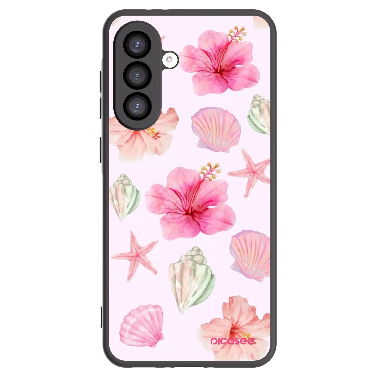 Picasee Samsung Galaxy A26 5G A266B Hülle - Schwarzes Silikon - Blush Lagoon