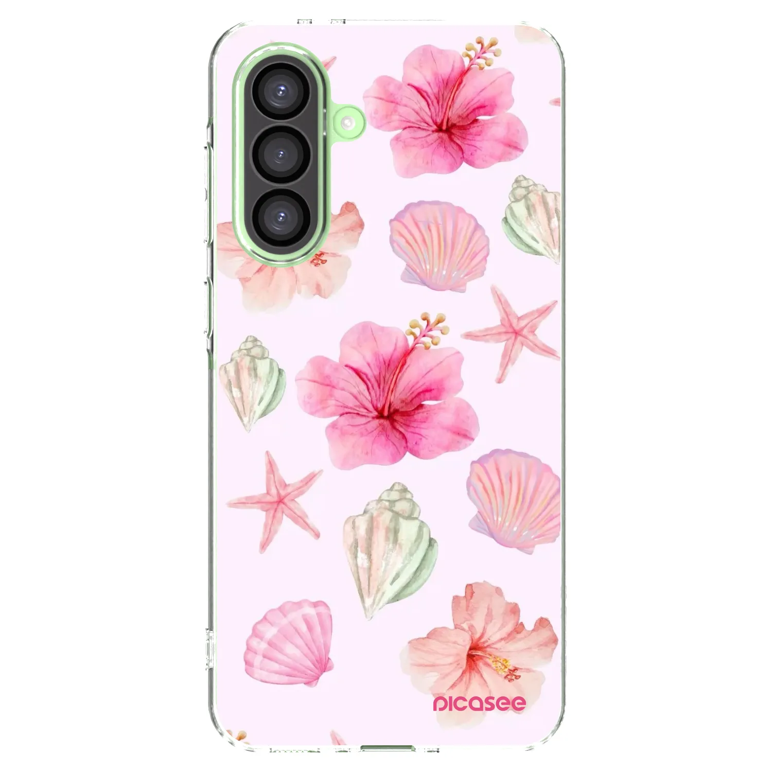 Picasee Samsung Galaxy A26 5G A266B Hülle - Transparentes Silikon - Blush Lagoon