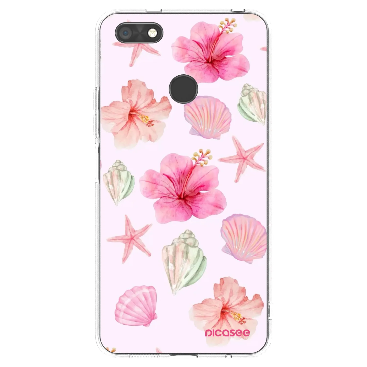 Picasee Huawei P9 Lite Mini Hülle - Transparentes Silikon - Blush Lagoon