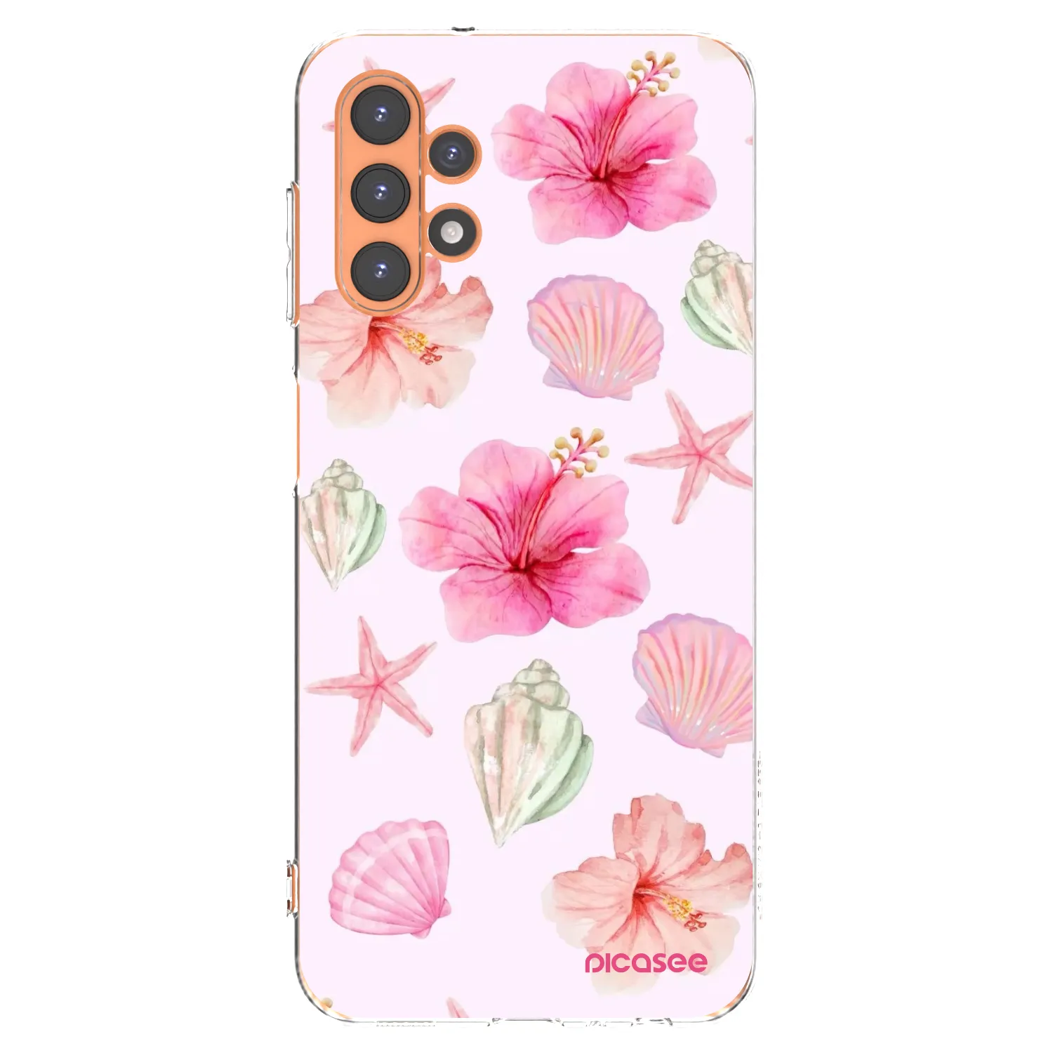 Picasee Samsung Galaxy A13 5G Hülle - Transparentes Silikon - Blush Lagoon