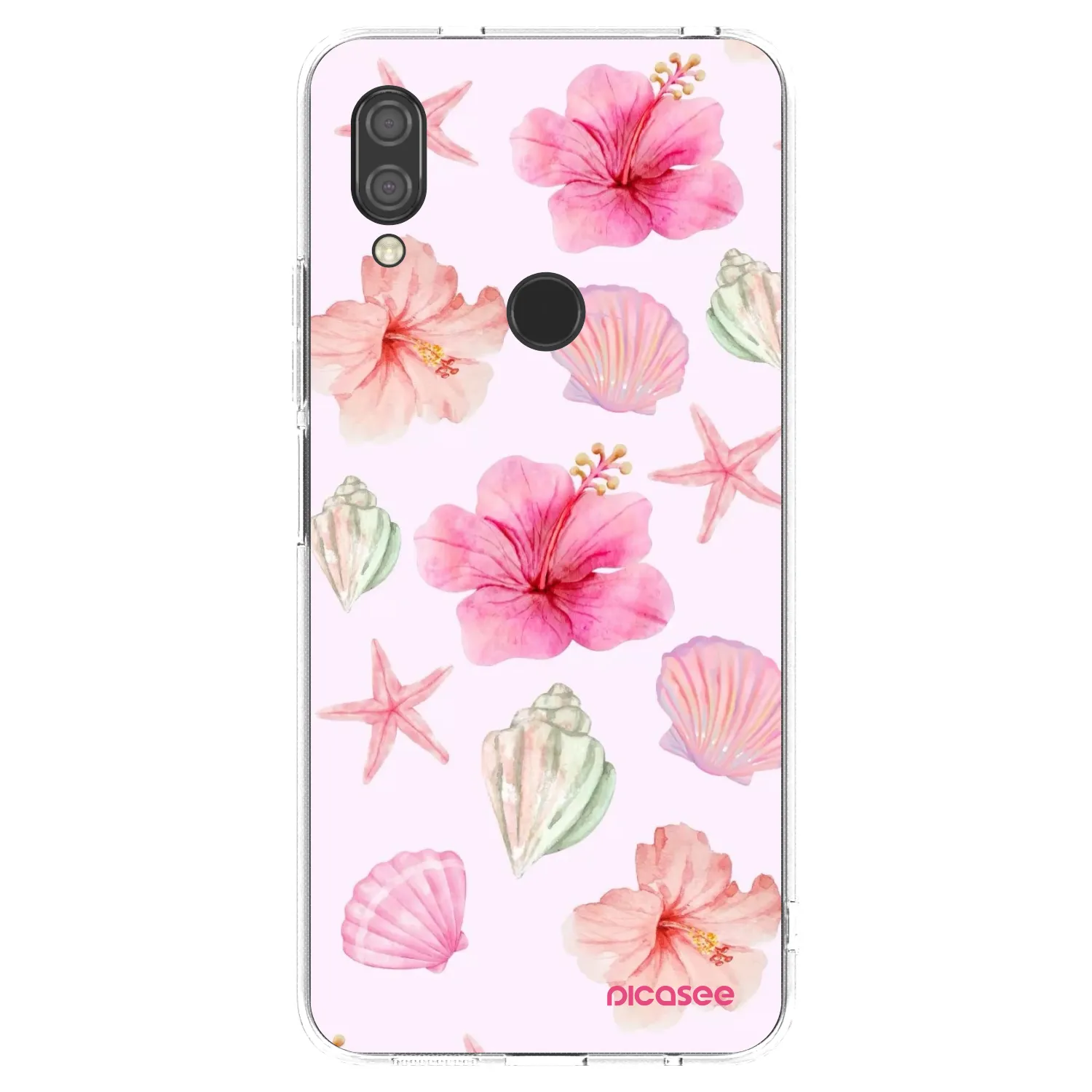 Picasee Xiaomi Redmi 7 Hülle - Transparentes Silikon - Blush Lagoon