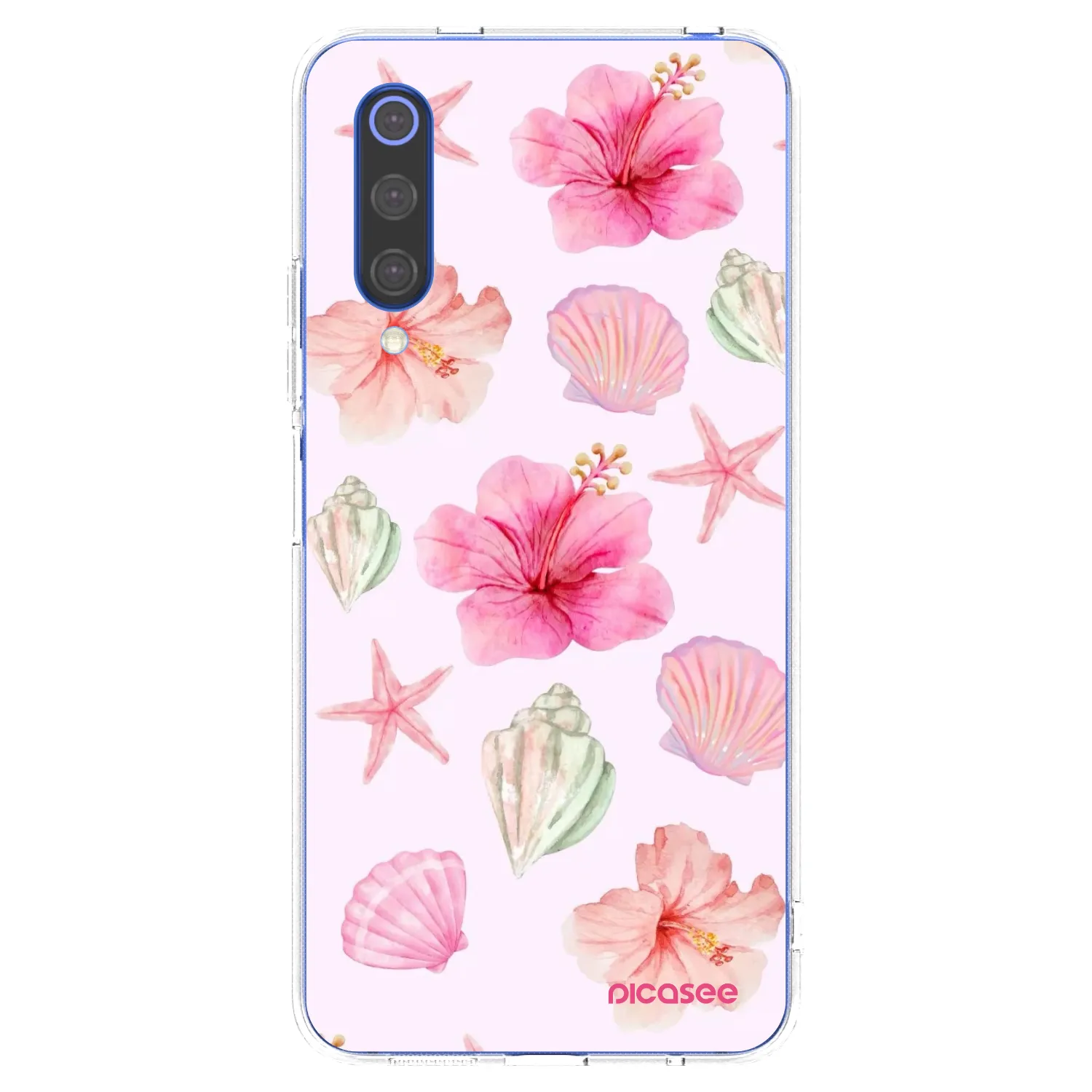 Picasee Xiaomi Mi 9 SE Hülle - Transparentes Silikon - Blush Lagoon