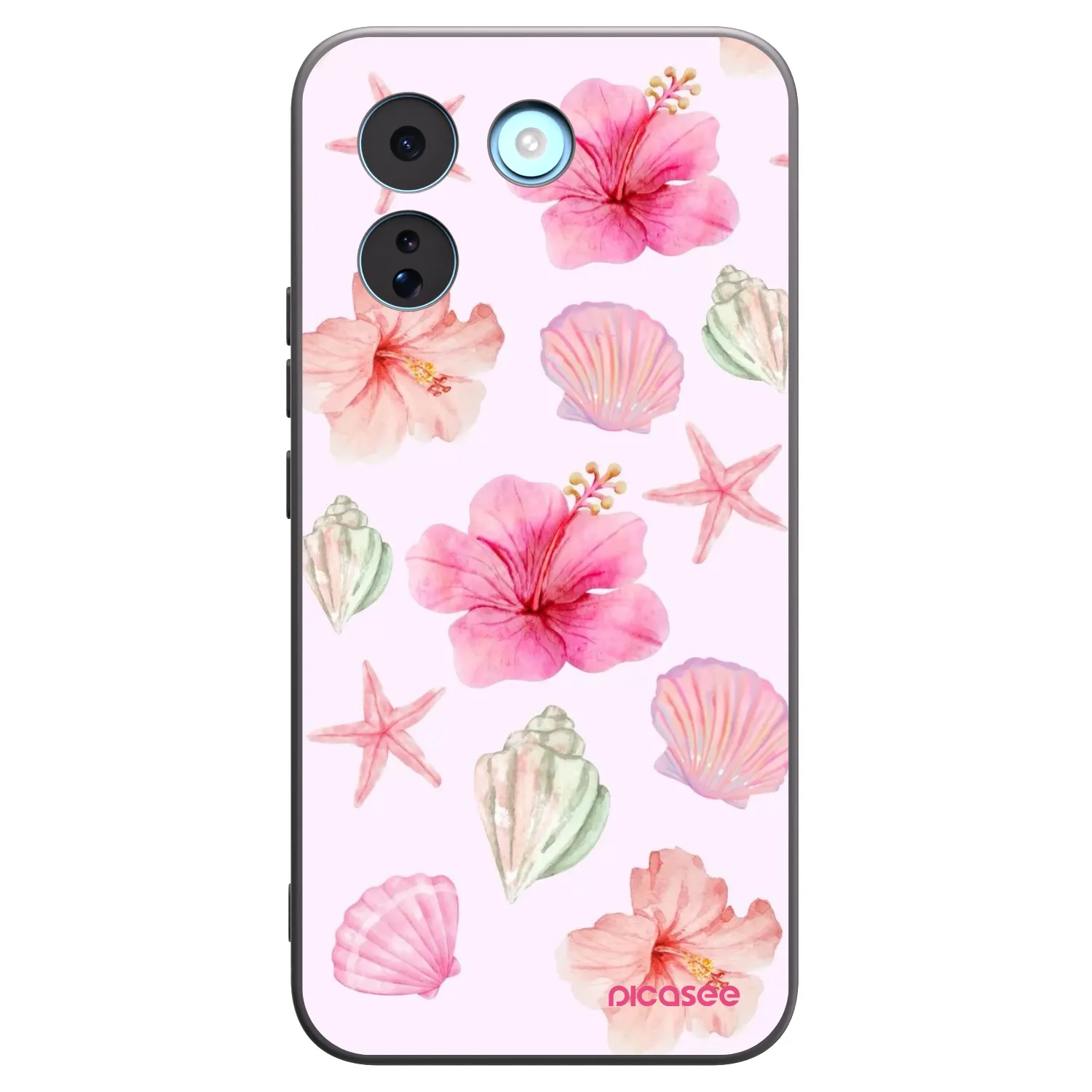 Picasee Xiaomi Redmi Note 17 Pro MAX 5G Hülle - Schwarzes Silikon - Blush Lagoon