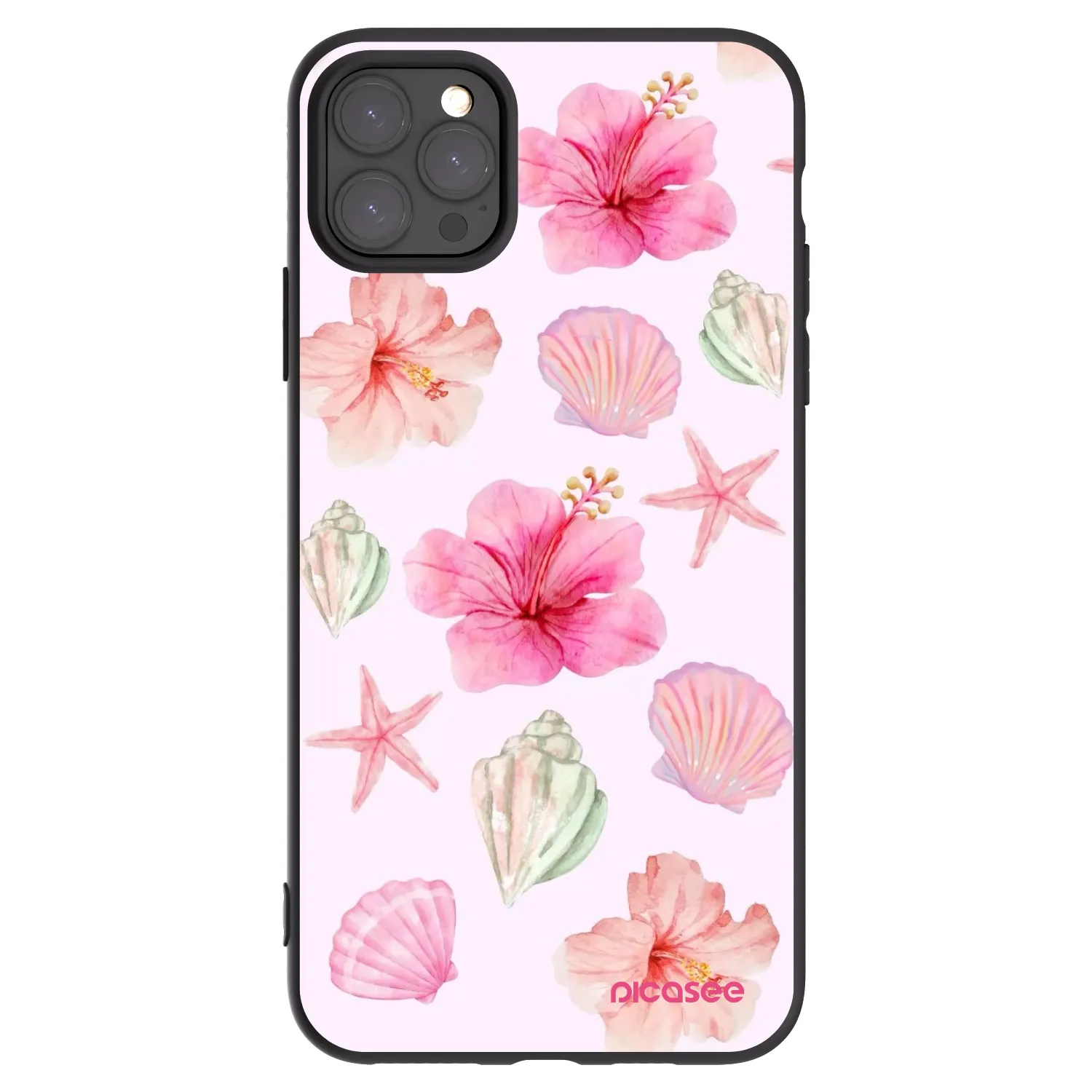 Picasee Apple iPhone 11 Pro Max Hülle - Schwarzes Silikon - Blush Lagoon