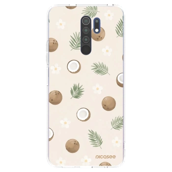 Picasee Xiaomi Redmi 9 Hülle - Transparentes Silikon - Coconut Breeze