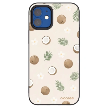 Picasee Apple iPhone 12 mini Hülle - Schwarzes Silikon - Coconut Breeze