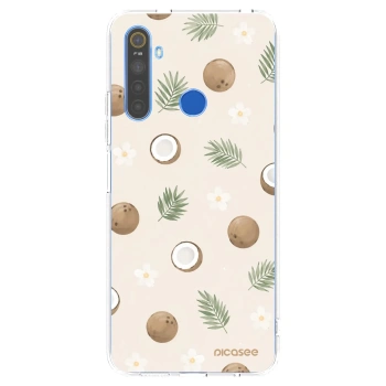 Picasee Realme 5 Hülle - Transparentes Silikon - Coconut Breeze