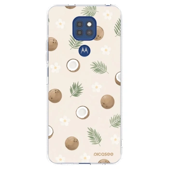 Picasee Motorola Moto G9 Play Hülle - Transparentes Silikon - Coconut Breeze