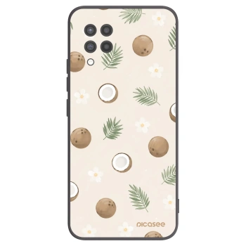Picasee Samsung Galaxy A42 A426B Hülle - Schwarzes Silikon - Coconut Breeze
